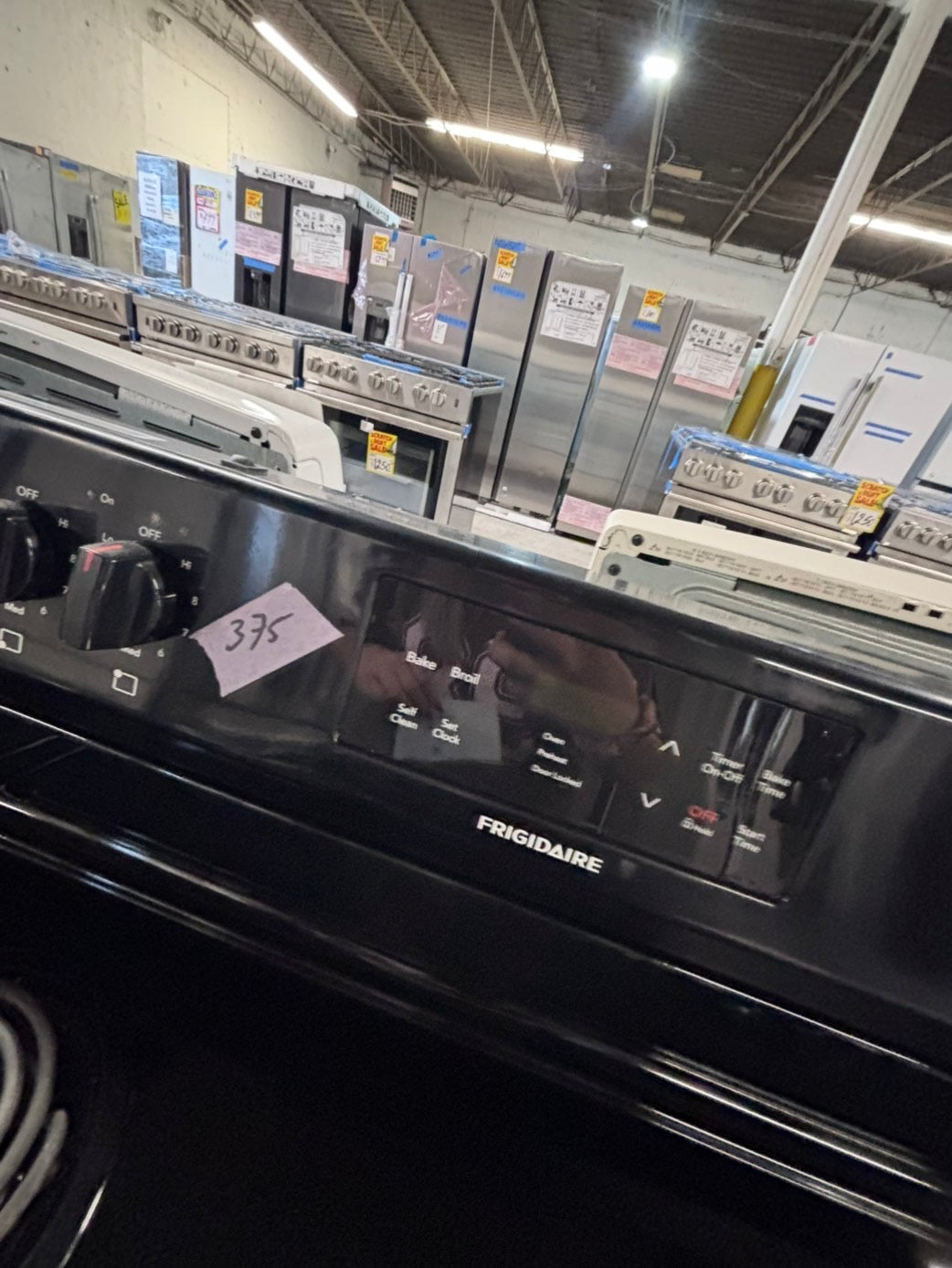 }kenmore  stainless steel & black electric coil top range coil 220v bake /Broil 4 burner used-Refurbished  great condition 30" #FH221Z1B