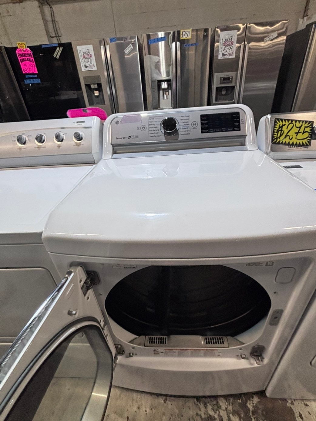 >*LG side x side extra large capacity electric 220v dryer   27” used -Refurbished #SELG65B