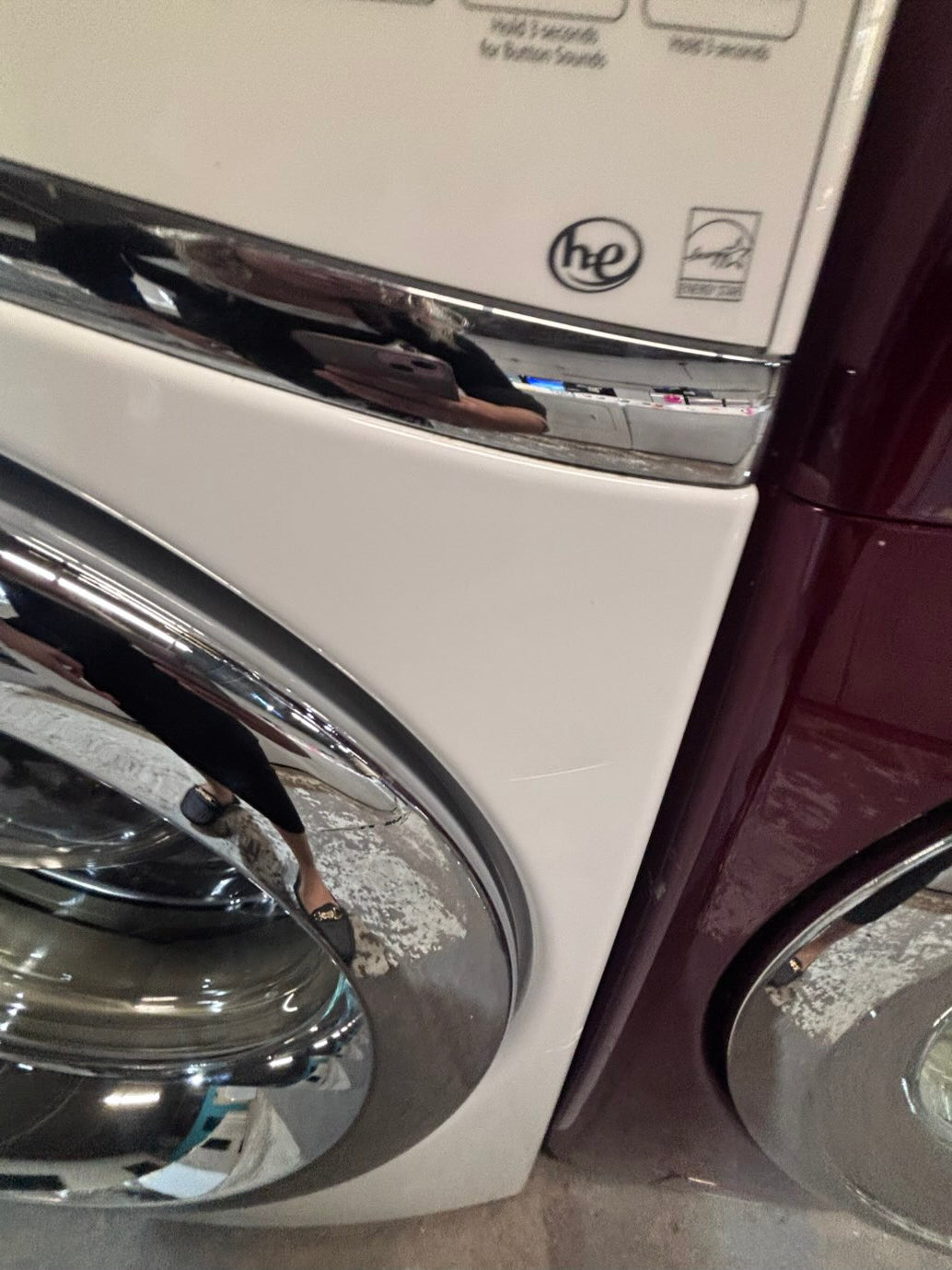 }SALE🎈 front load washer large capacity - in white color #WWS19TB