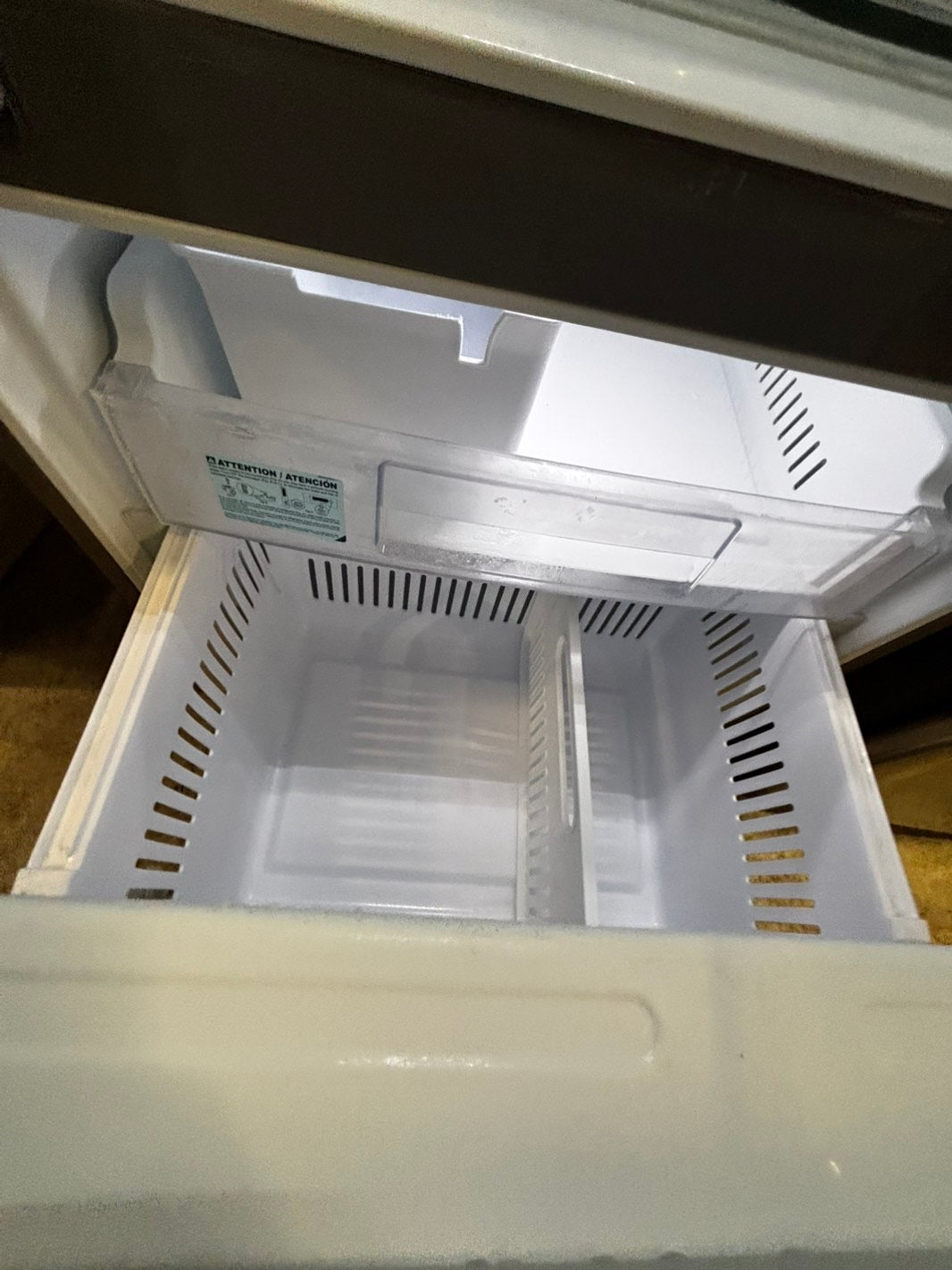 > LG 30” wide French Door Refrigerator in Stainless Steel with ice maker inside used-refurbished # RFD2BB