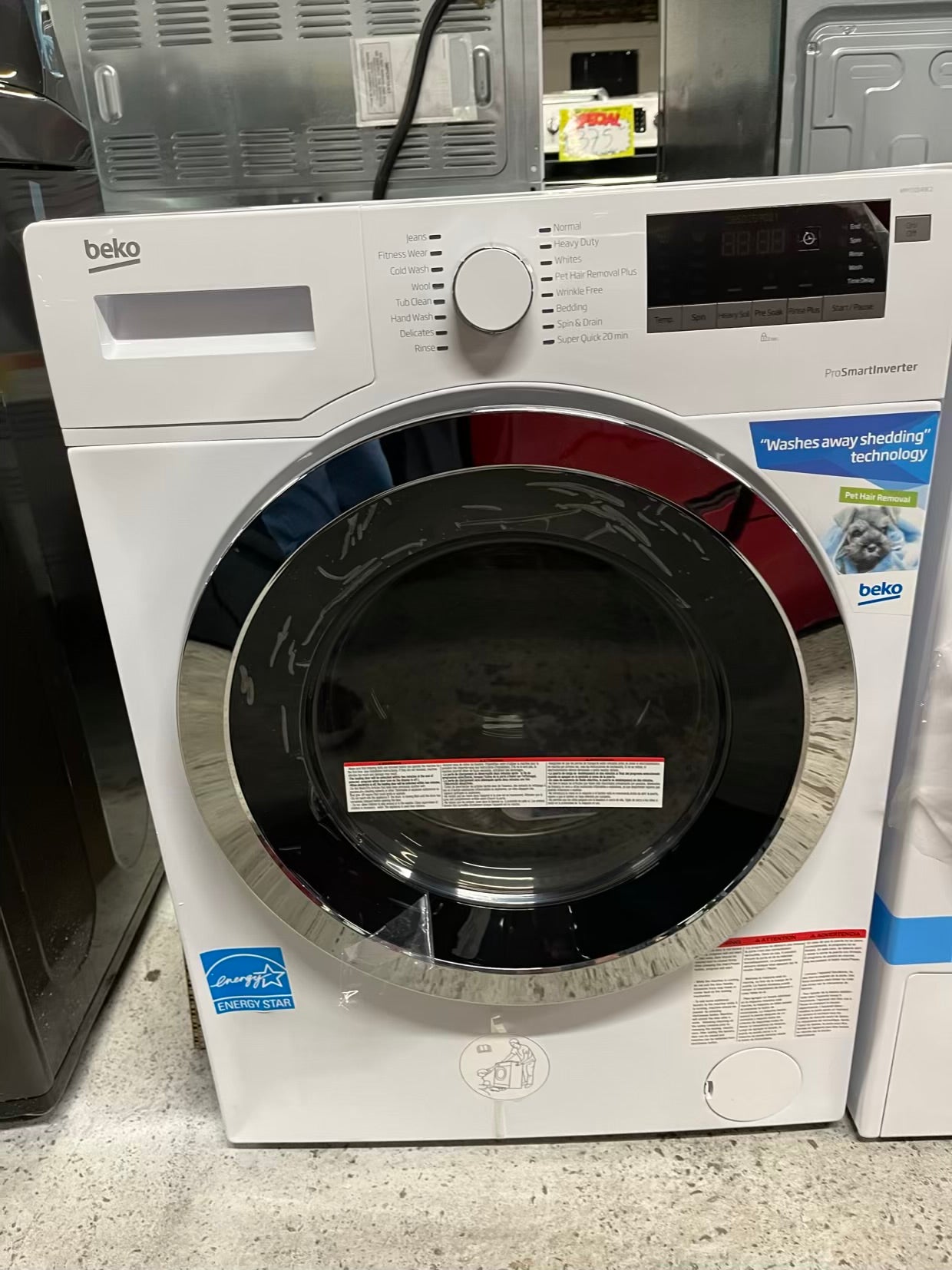Open Box 📦 Scratch & Dent Beko 24" Front-Load stackable 1.94 cu ft washer & Heat Pump Ventless Front Load Dryer 4.5 cu ft 220v electric #WD636MB