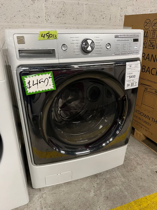 Kenmore Elite front load washing machine large capacity stainless steel drum stackable 29" #W406VB