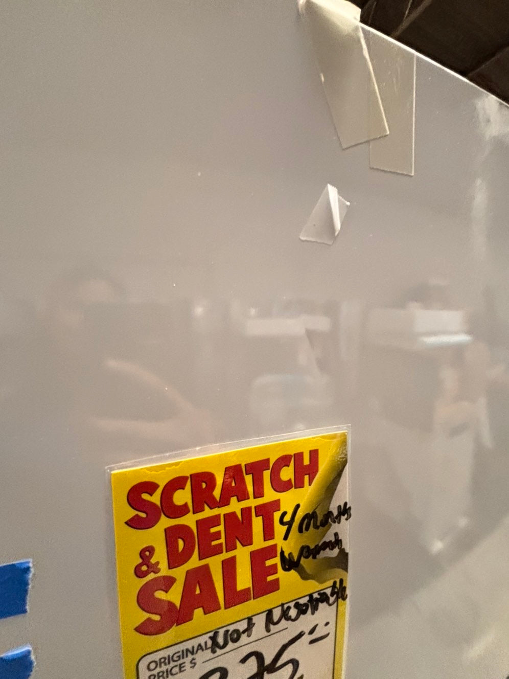 >Open box 📦 New scratch & dent Frigidaire 30” in. Top Freezer Refrigerator in white color  #RSD55B