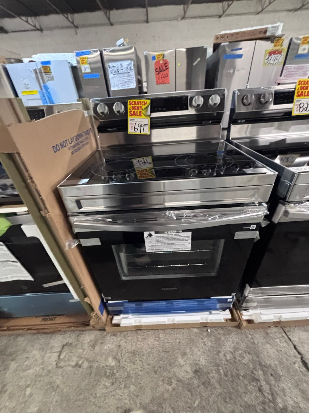 } new open box 📦 samsung four burner stainless steel  ,bake broil , self clean #WP546SB