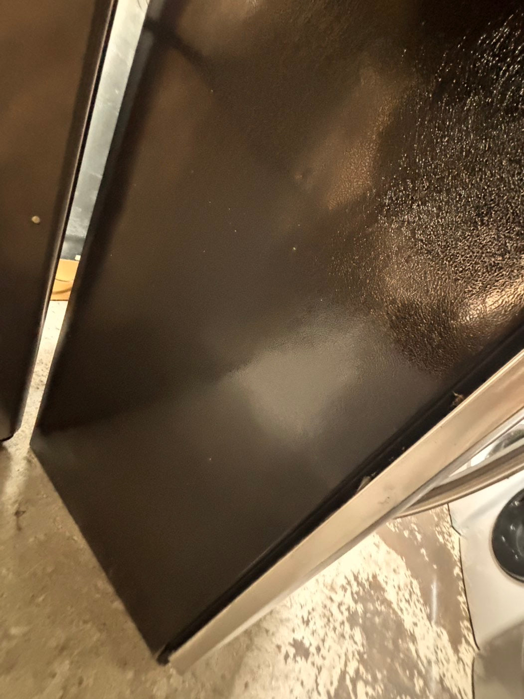>*frigidaire  top freezer refrigerator stainless steel used-refurbished 30"x 681/2h #RFF21RB
