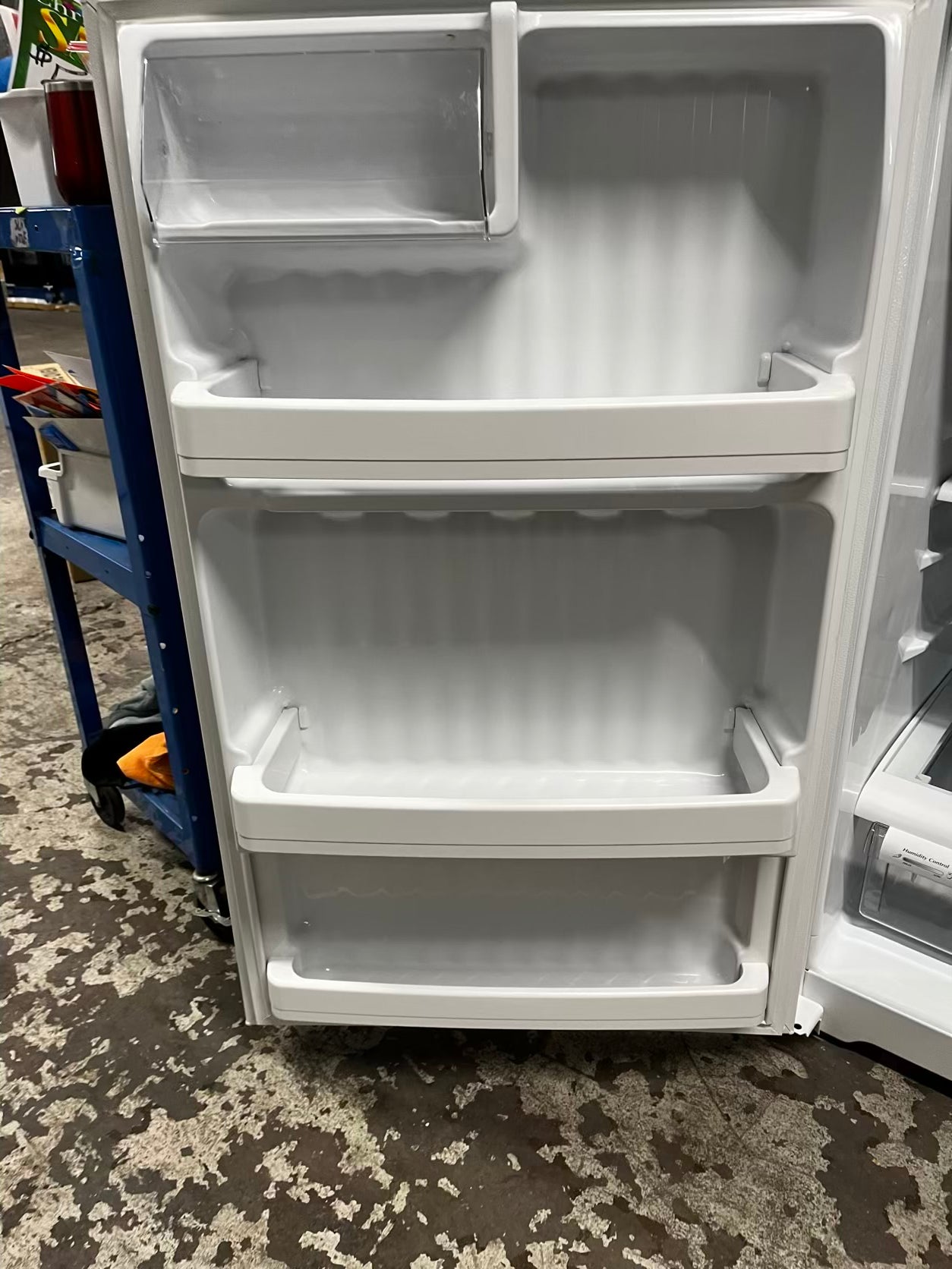 🎄Holiday Sale 🎁 GE top freezer refrigerator in white used refurbished 28” #RF39468B