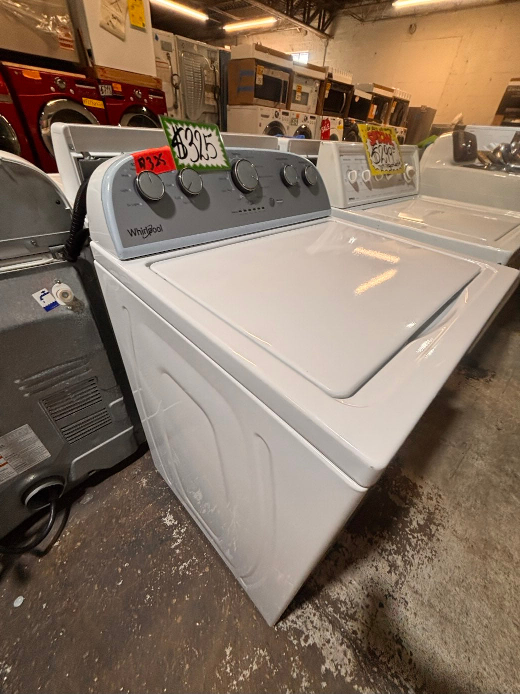 }}Whirlpool  Top load washing machine w agitator 27" in good condition,working 💯 with warranty ! used-Refurbished #AWT14TB