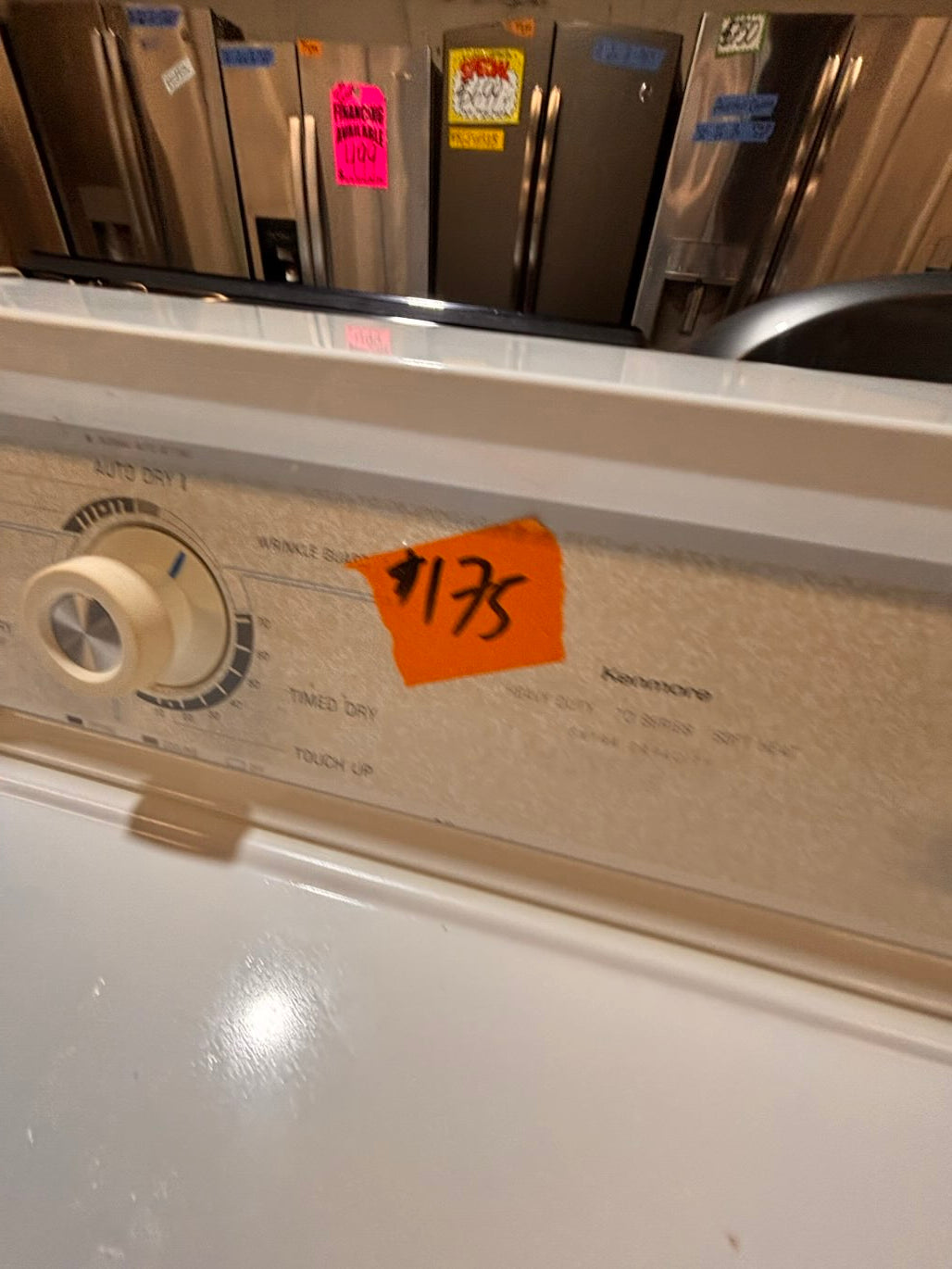 }SALE🎈Kenmore  29” extra large capacity side x side large capacity electric 220v dryer  in white 29”Refurbished #KDEX81B