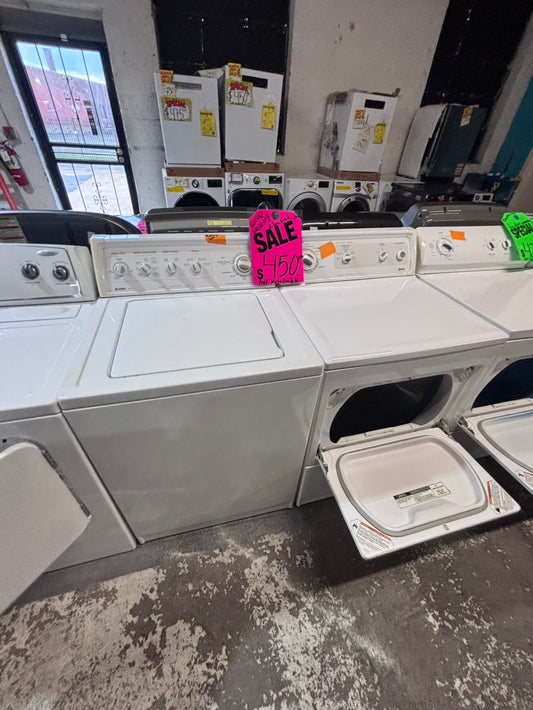 }sale 🔥🔥KENKORE  top load washer with agitator & electric dryer 220v  set   top load side by side working 💯  with warranty top load side by side #SKR62YB