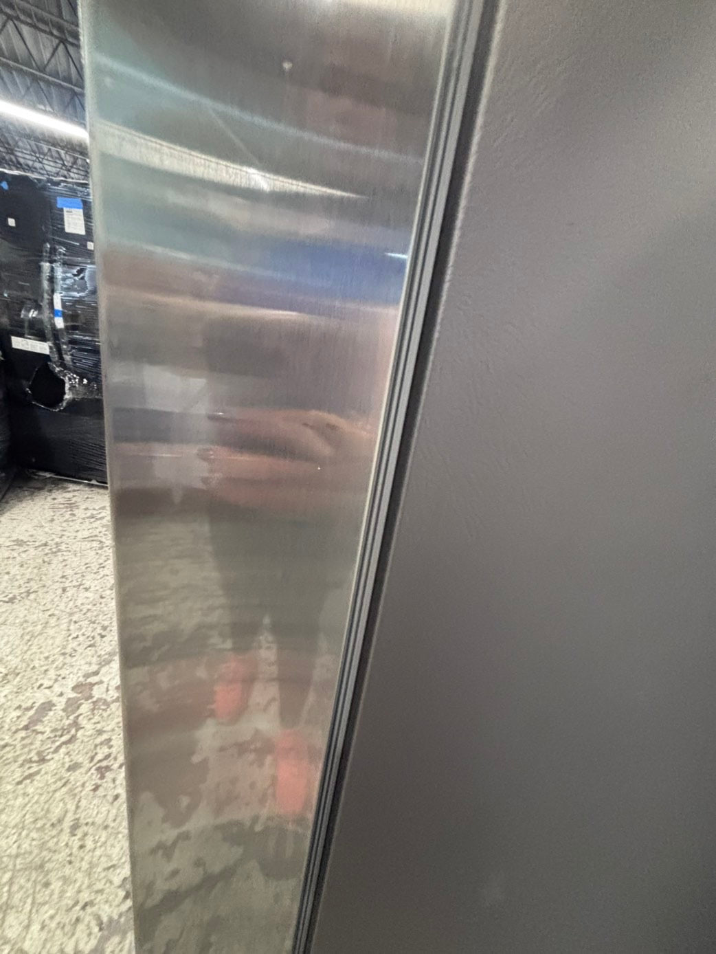 >*July 4th sale🇺🇸🔥Side x side  Refrigerator stainless steel with ice maker & water dispenser /. 36’’used-Refurbished. Item number  #RF66012B