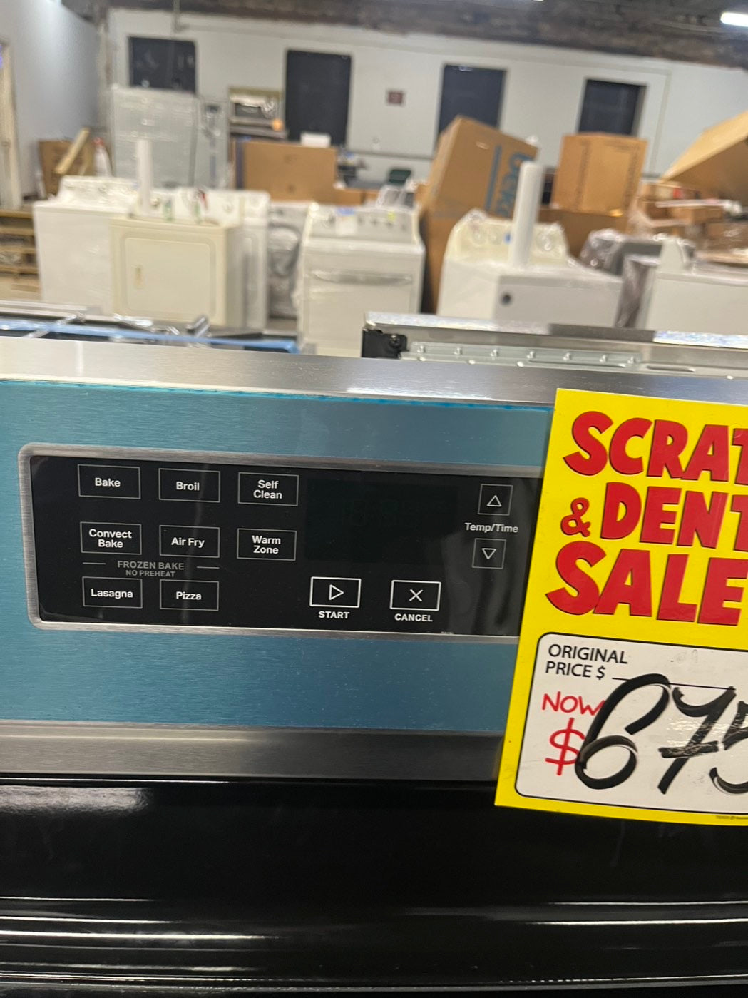 🎁open box New scratch&Dent 30 in. WFE550S0LZ Whirlpool 30" Electric Range with 5 Elements and 5 in 1 Air Fry - Fingerprint Resistant Stainless Steel 30” #WHP21B