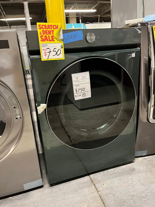 Open Box Samsung Smart things Dryer electric 220v front load stackable stainless steel drum large capacity 27" #ED349KB