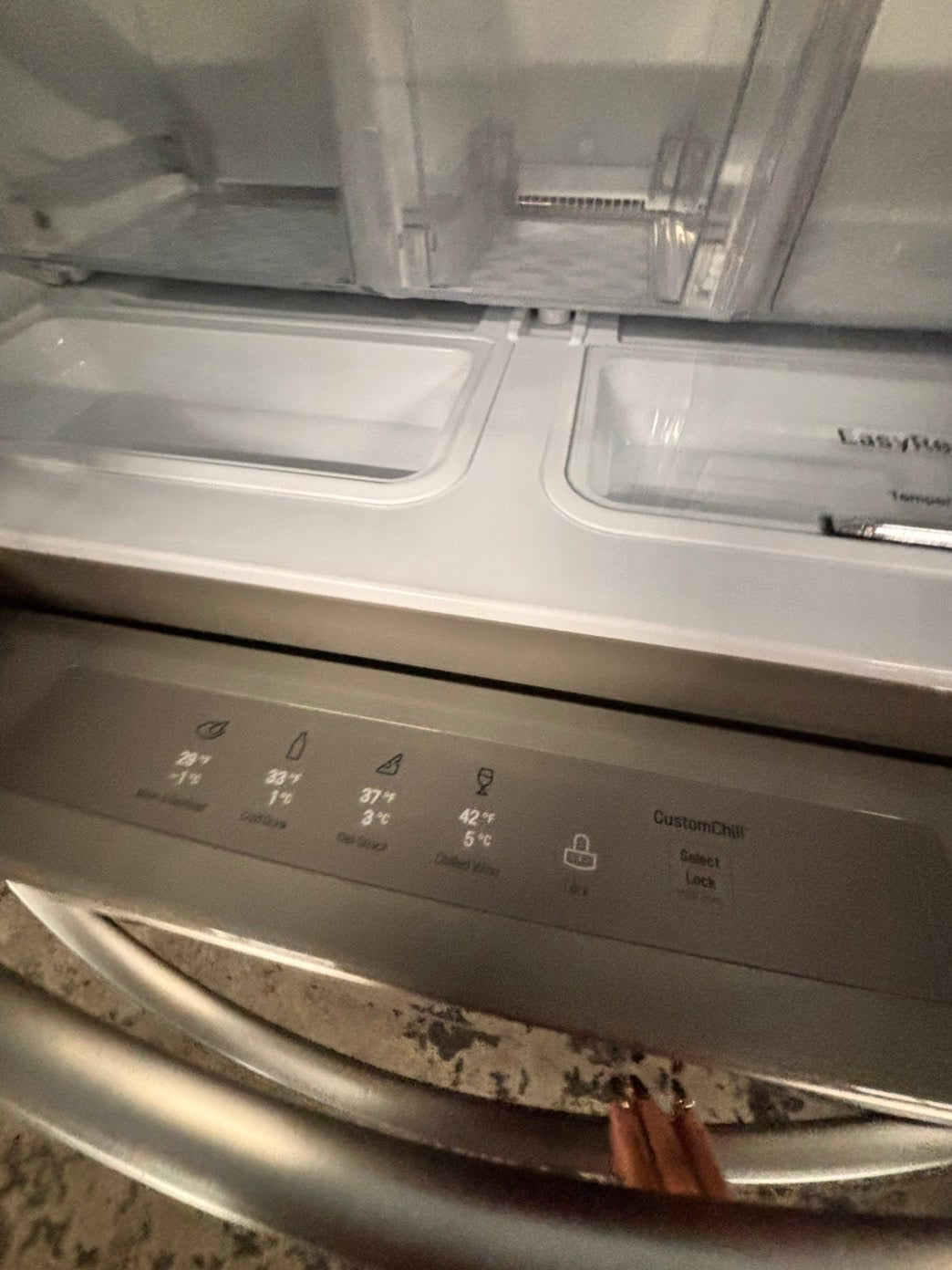 >sale🔥LG  French door 4-doors Refrigerator counter depth stainless steel w/ ice water dispenser great condition 36" used-refurbished #LGAW24BB
