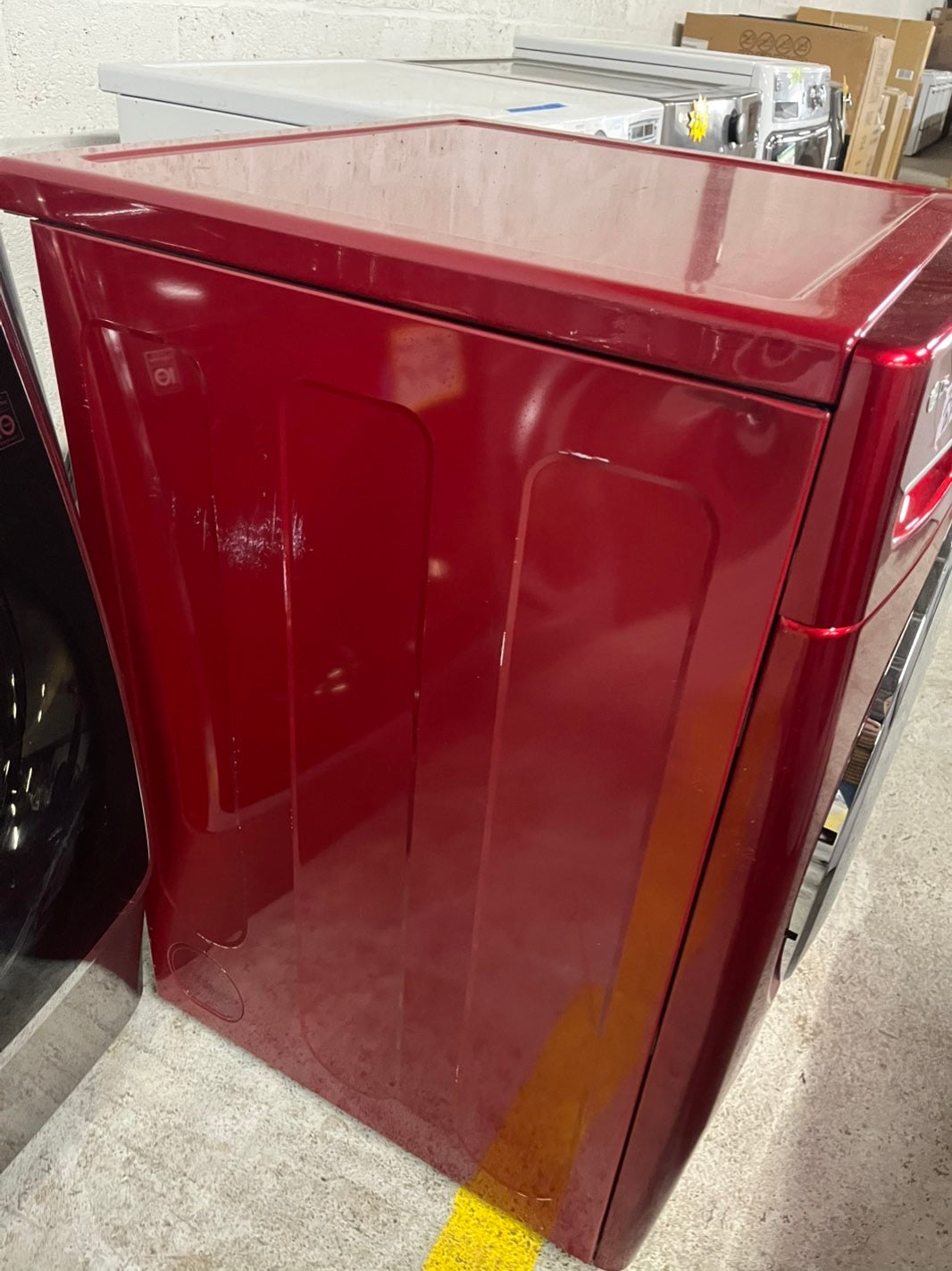 -🔥Black Friday ‼️LG Red Steam Front-Load Electric Dryer With 7.3 Cu. Ft. Capacity stackable 220v dryer  27" #EDLG51B