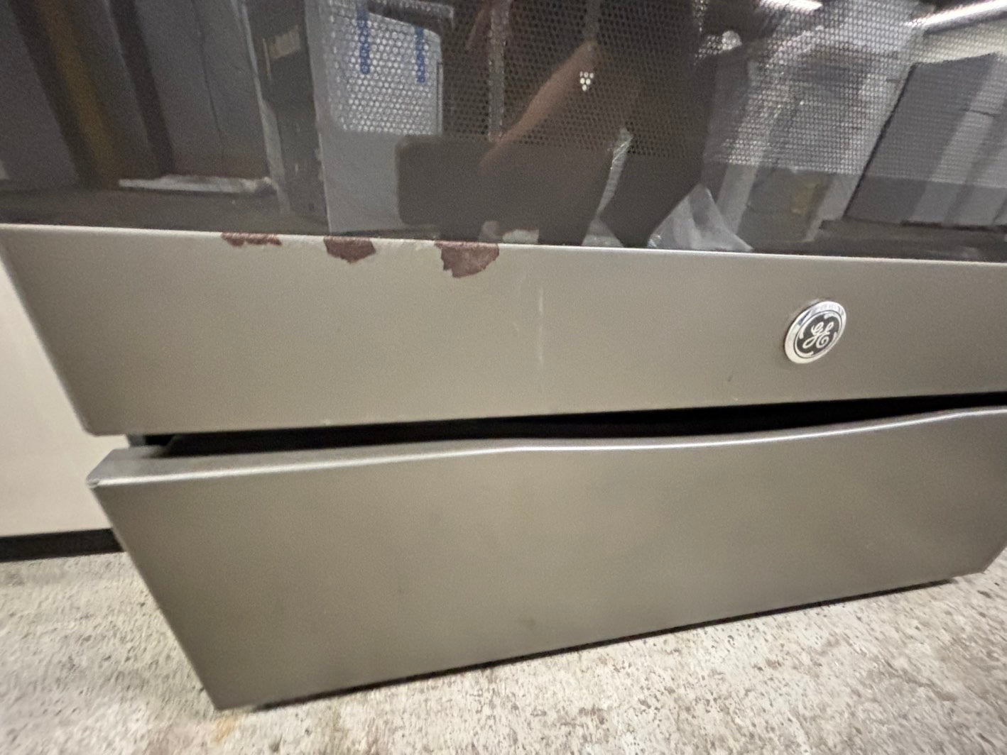 🎉 BLACK FRIDAY ⚡️ GE slate glass top electric range 220v 5 burner warm zone Refurbished stainless steel bake Broil self clean fast boil 30" #RE8941B-TS