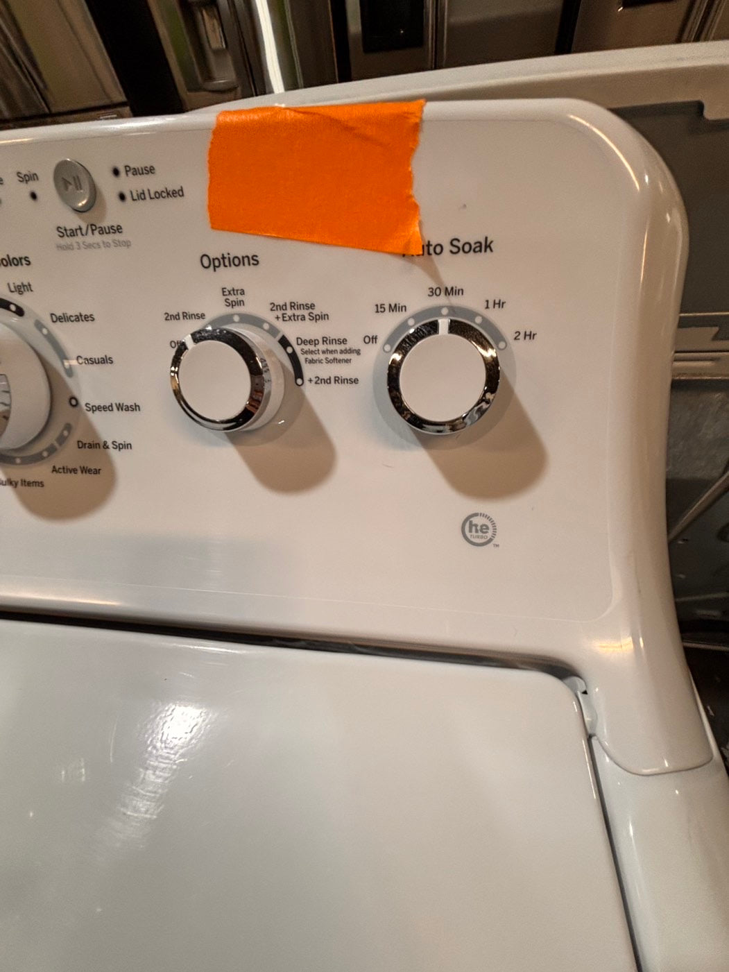 >*GE white  top top load washer with agitator  large capacity & dryer set electric 220v side x side top load stainless steel drum white color used-refurbished #GWD9ABB
