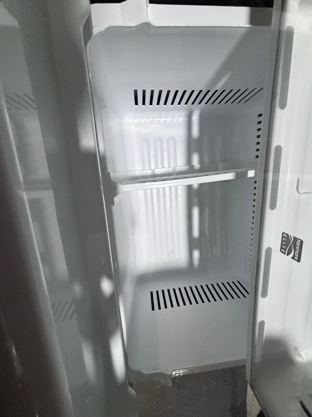 } Kenmore 33” x 68.1/2 h wide doors French door Refrigerator  w/ ice water dispenser inside #FDK33H38B