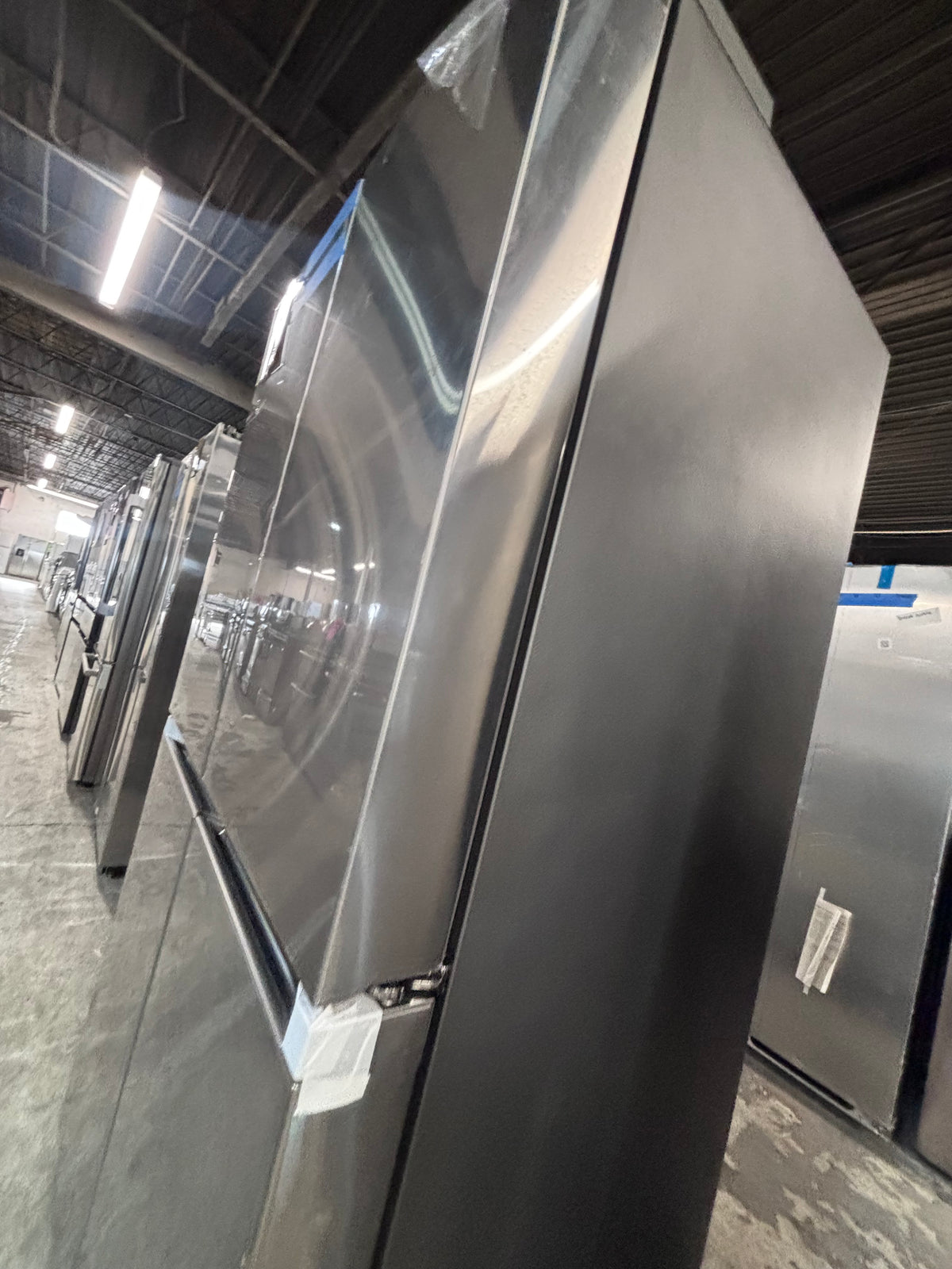 } New open box 📦 Samsung - 36 in. Wide Bespoke 23 Cu. Ft. 4-Door Flex French Door Counter Depth Refrigerator with Beverage Center - Stainless steel working 💯 with warranty #SCD23NB
