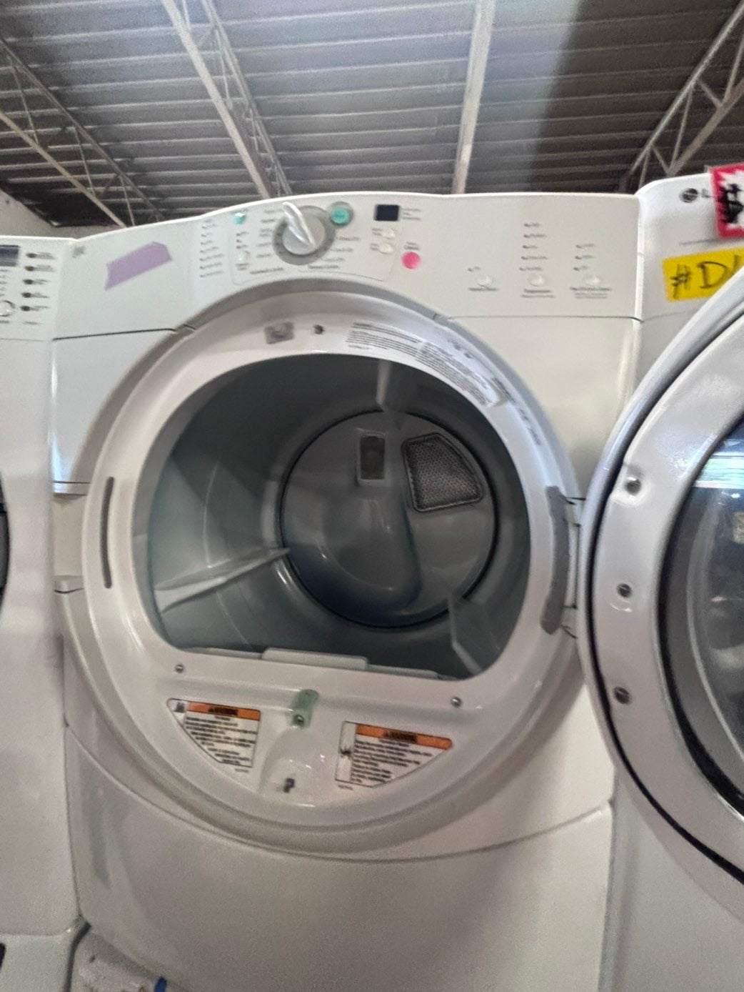 >*sale🔥whirlpool front load stackable electric 220v dryer in white  color used-refurbished 27" #DS999NB