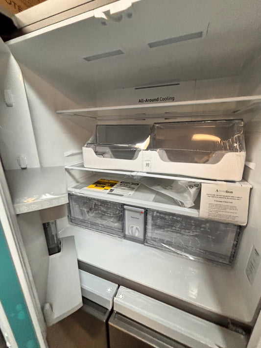 >New open box 📦 samsung 4-doors Counter Depth French Door Refrigerator 22cu.ft in Stainless Steel  #RFSGG1B 36” in