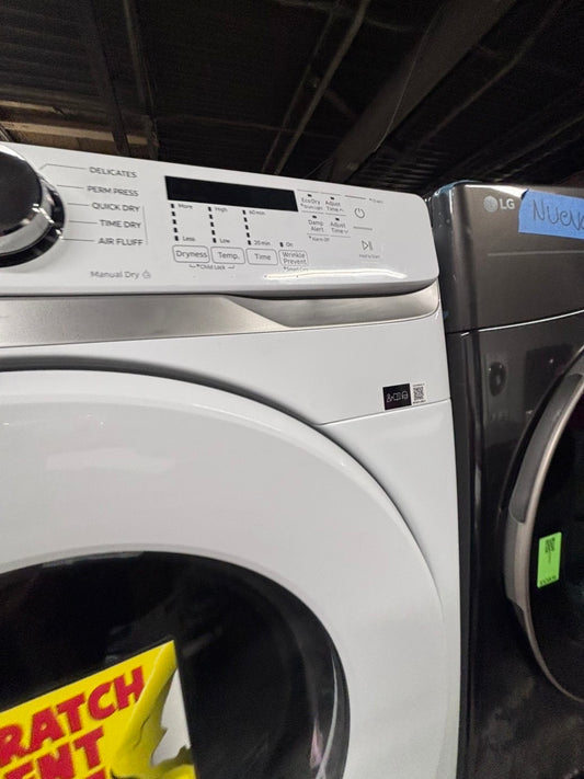 >>Open Box 📦 Scratch & Dent Samsung white front load washer & dryer electric set side by side or stackable #NSSWD13B