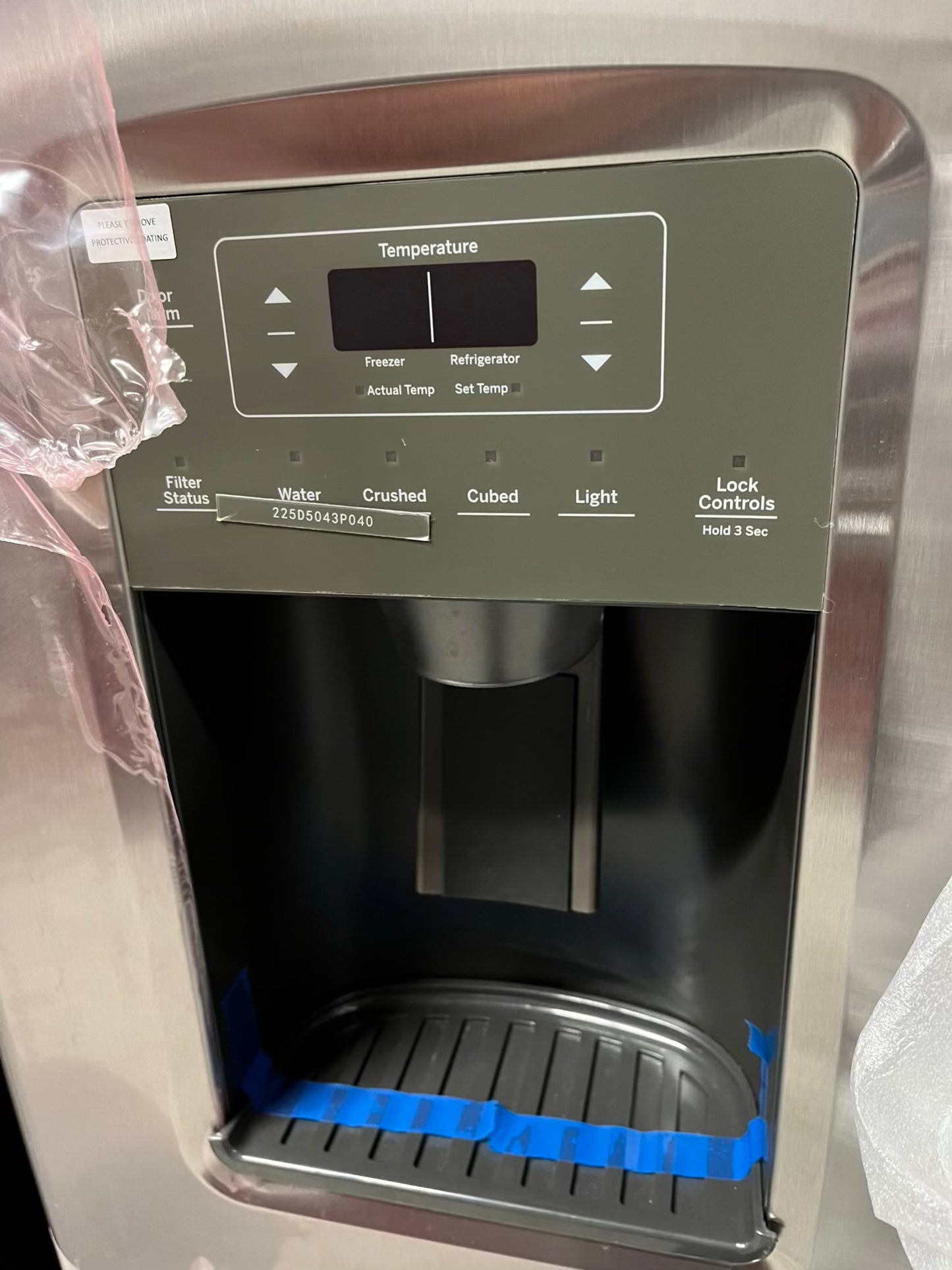 Open Box 📦 GE Side x Side Refrigerator stainless steel w/ice water dispenser  - Item number #RF631KB  36” in