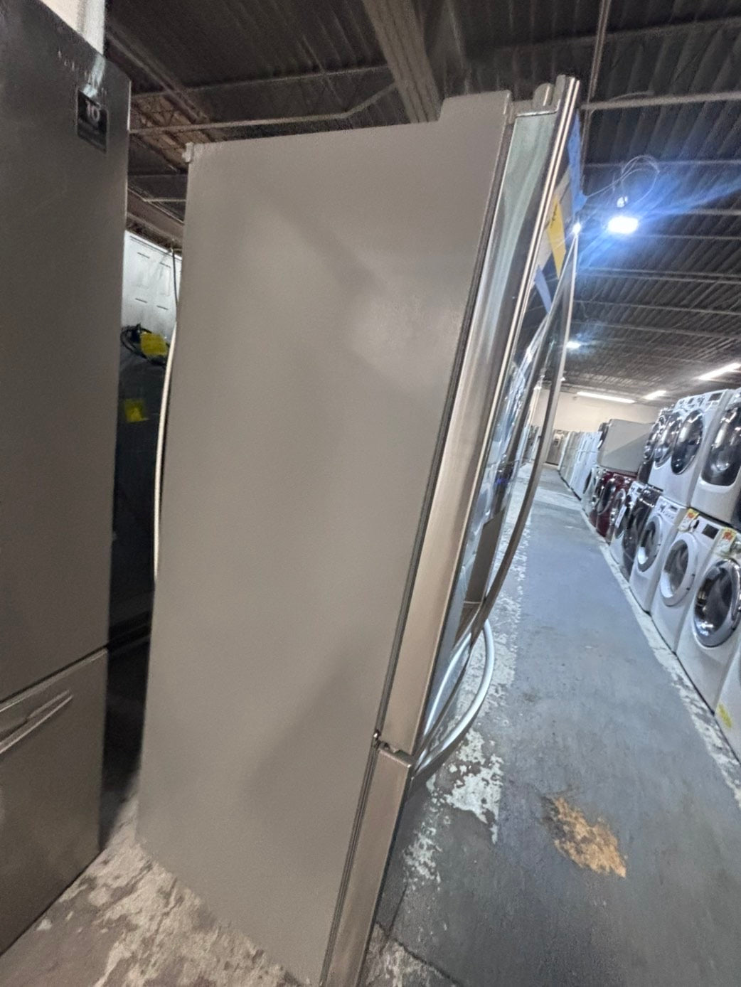 >>special price🔥Kenmore French door Refrigerator counter depth stainless steel w/ ice water dispenser great condition 36" used-refurbished #KMF1V4B