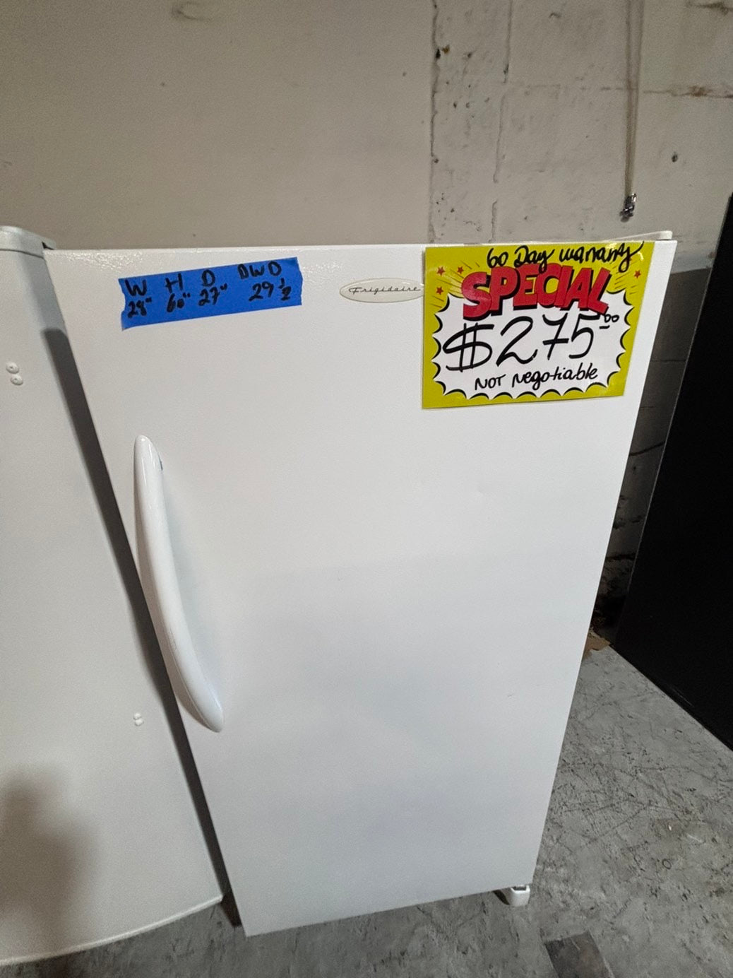 >>special 💥Frigidaire up-right freezer white 14.cu.ft Refurbished-used #FKUP14B