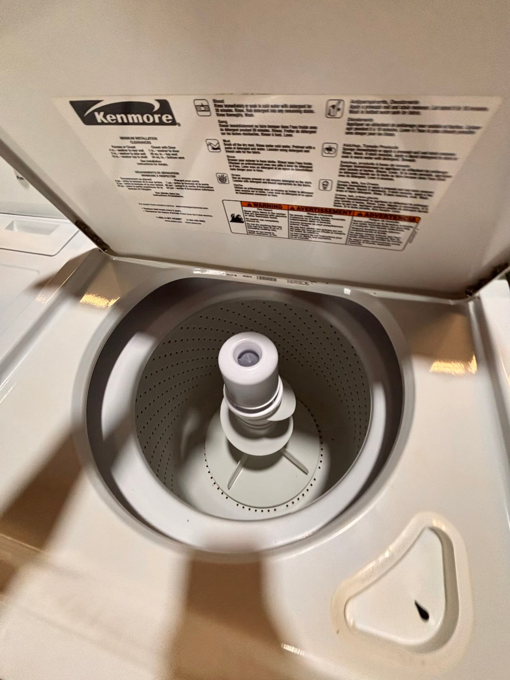 }}sale💥Kenmore top load washer with agitator & electric dryer 220v  set   top load side by side working 💯  with warranty top load side by side #TLSD61YB