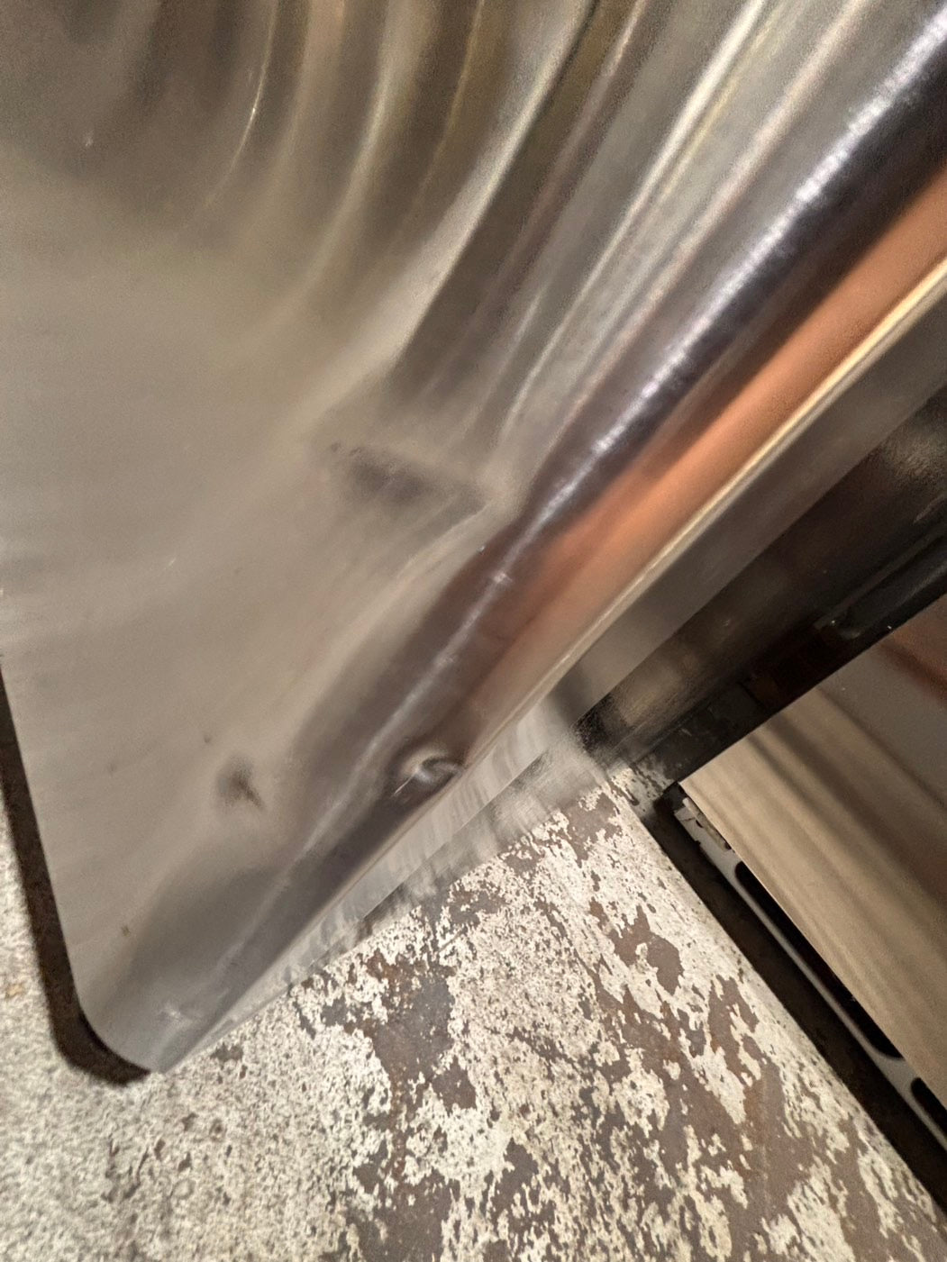 >*frigidaire  top freezer refrigerator stainless steel used-refurbished 30"x 681/2h #RFF21RB