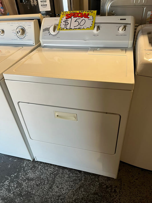 - Kenmore electric 220v dryer side x side #WD930NB