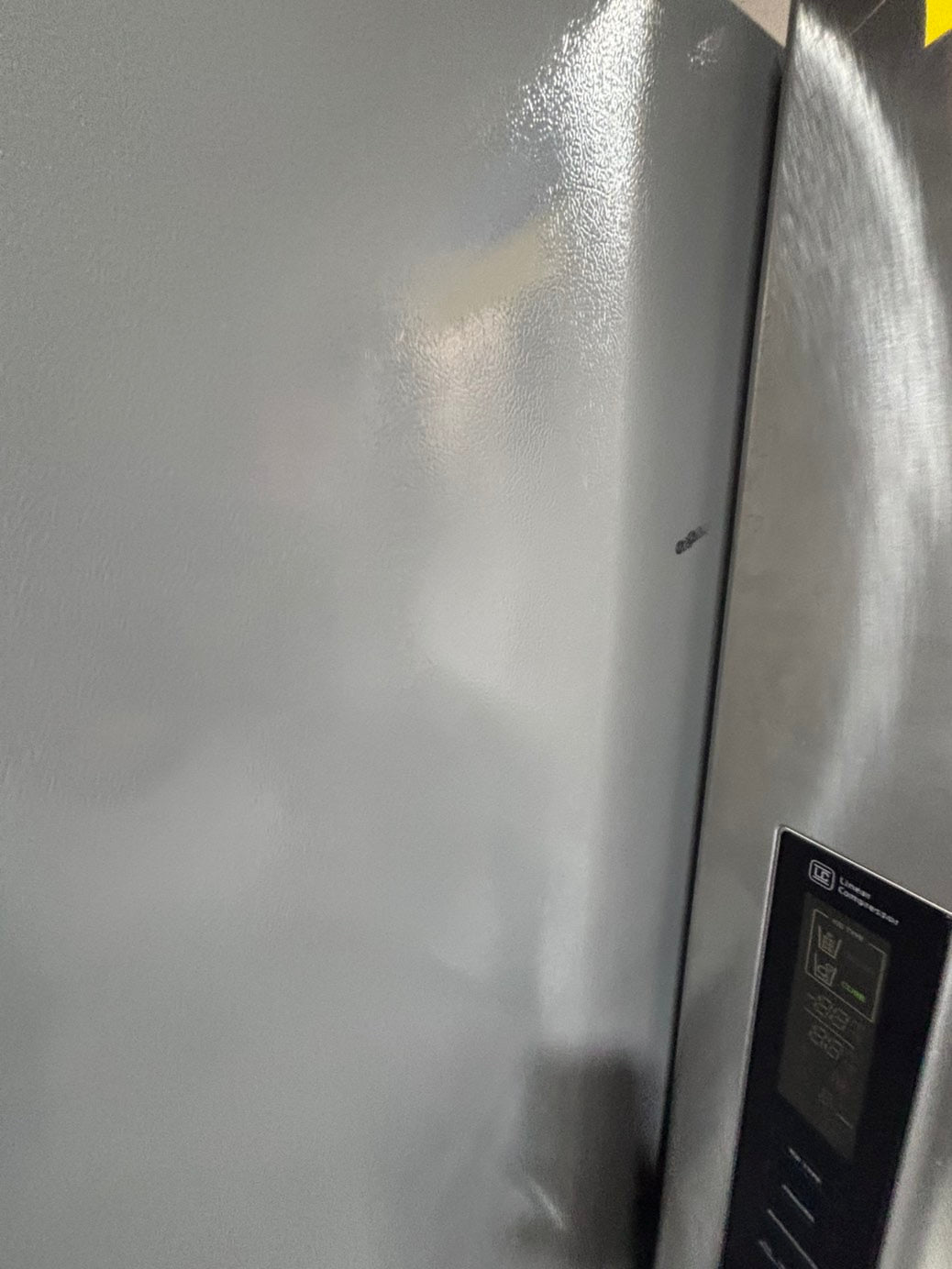 >* special 🔥used-Refurbished LG 36”w x69h x 29 depth refrigerator stainless steel w/ice & water dispenser 36 “ #LGDS73B