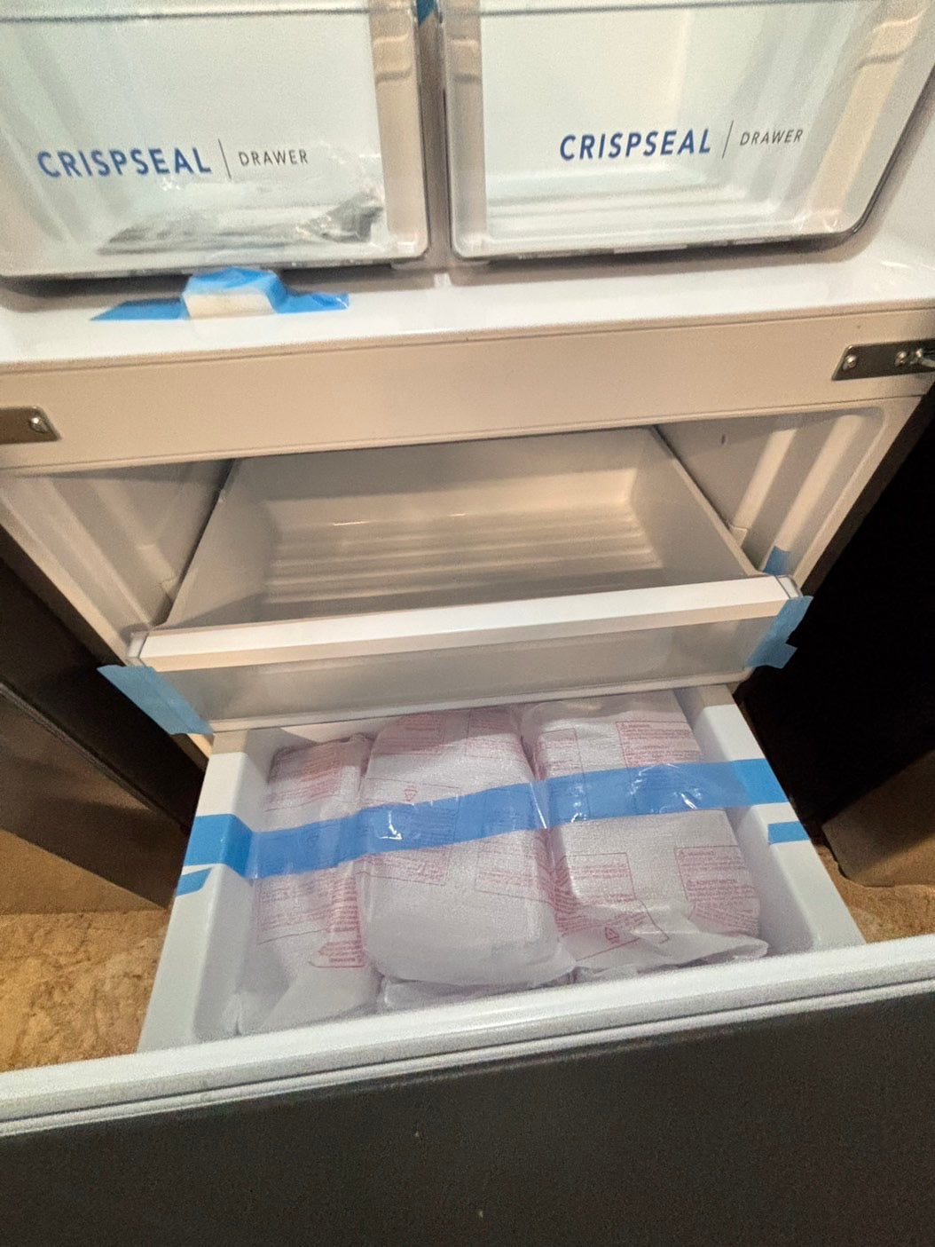 >frigidaire Open box 📦 New S/d 31.5 in. 18 cu. ft. Counter Depth French Door Refrigerator in Fingerprint-Resistant Stainless Look       #RYFG18LB