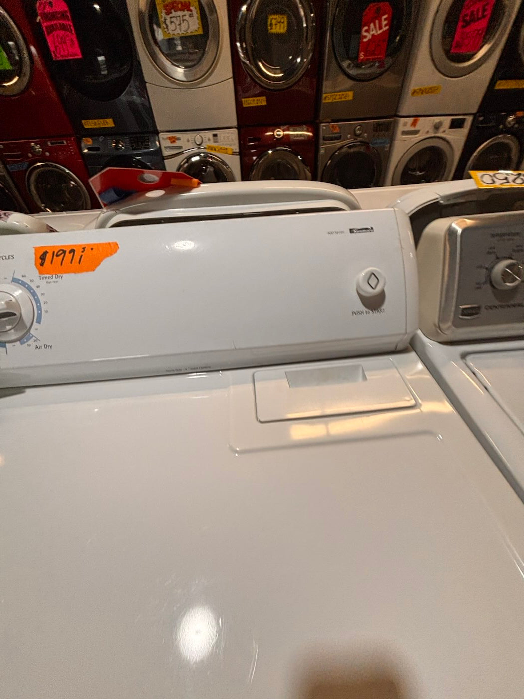 }}sale💥Kenmore top load washer with agitator & electric dryer 220v  set   top load side by side working 💯  with warranty top load side by side #TLSD61YB