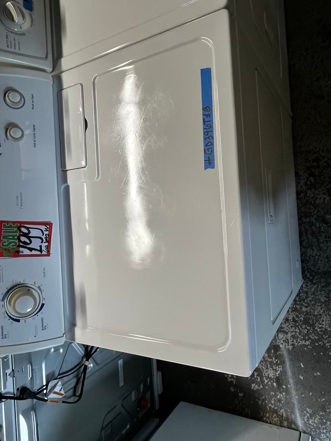 🎁Holiday Sale 🎄Whirlpool gas dryer side by side large capacity in white 29” #GD396T1B