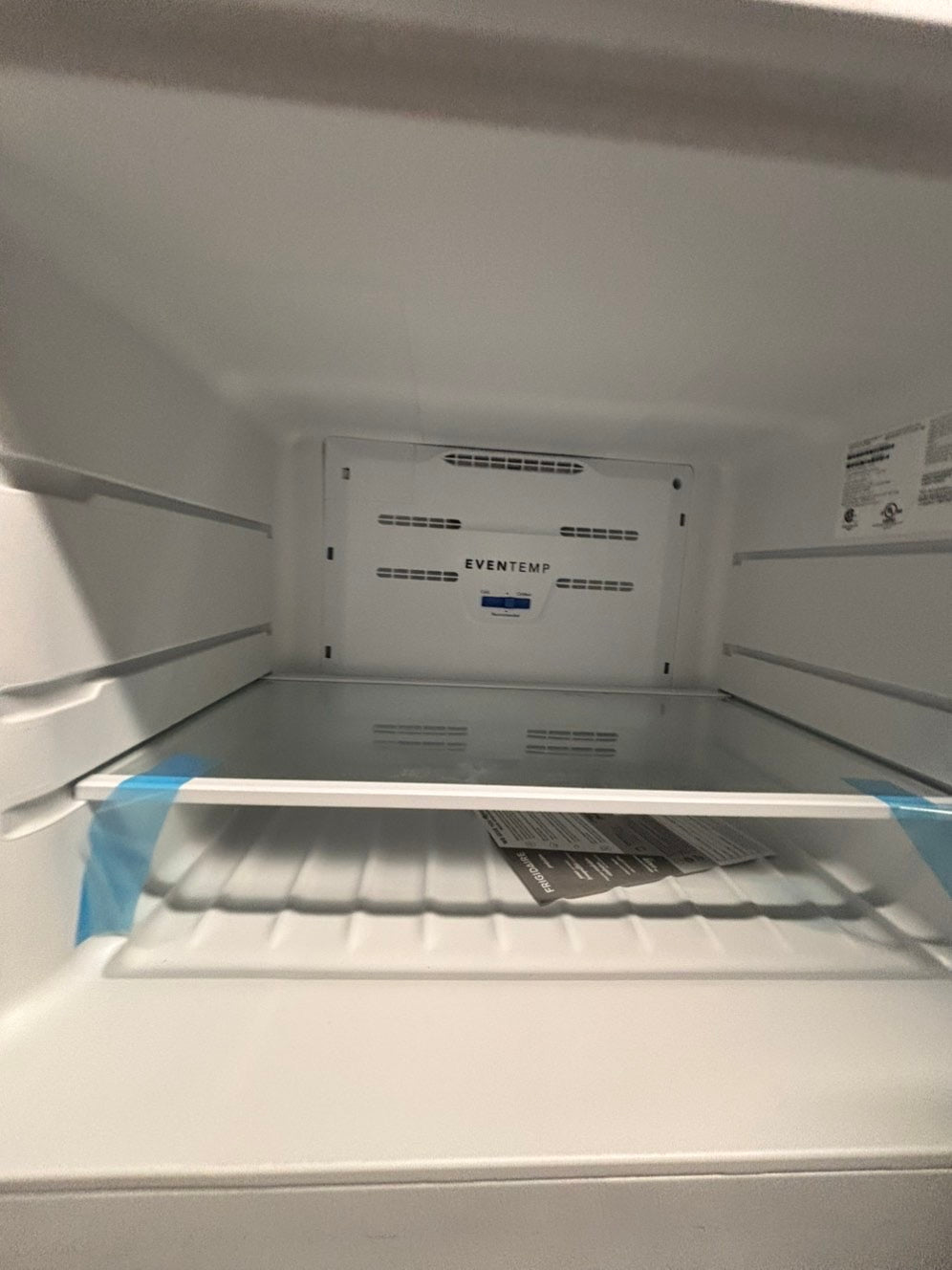 >Open box 📦 New scratch & dent Frigidaire 30” in. Top Freezer Refrigerator in white color  #RSD55B