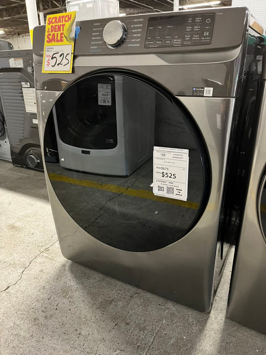 Open box | scratch & Samsung front load stackable dryer electric 220v stainless steel large capacity #ED398NB