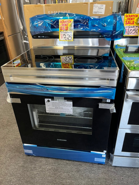 Open Box | Scratch & Dent Samsung Electric stove stainless steel, Bake broil,Bread proof,keep warm #Pw0240ML