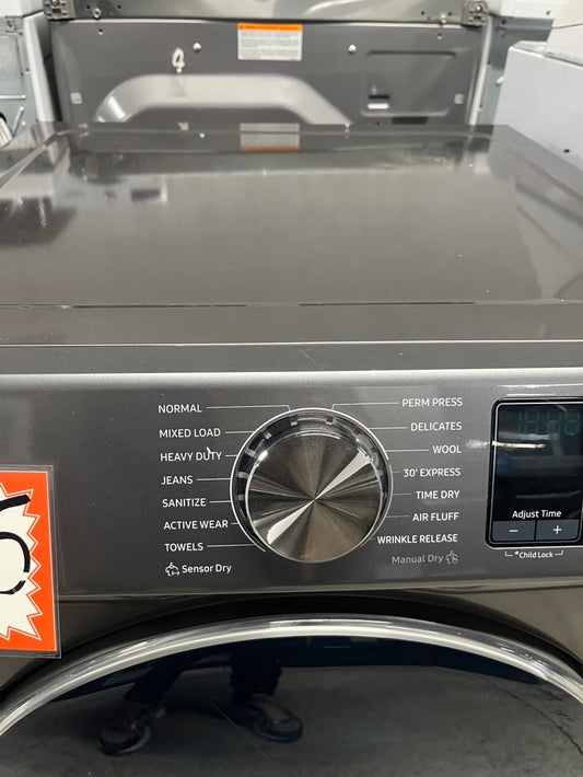 24” samsung 4.0 Cu. Ft. Electric Dryer with Smart Care in Inox Grey #24DSM2B