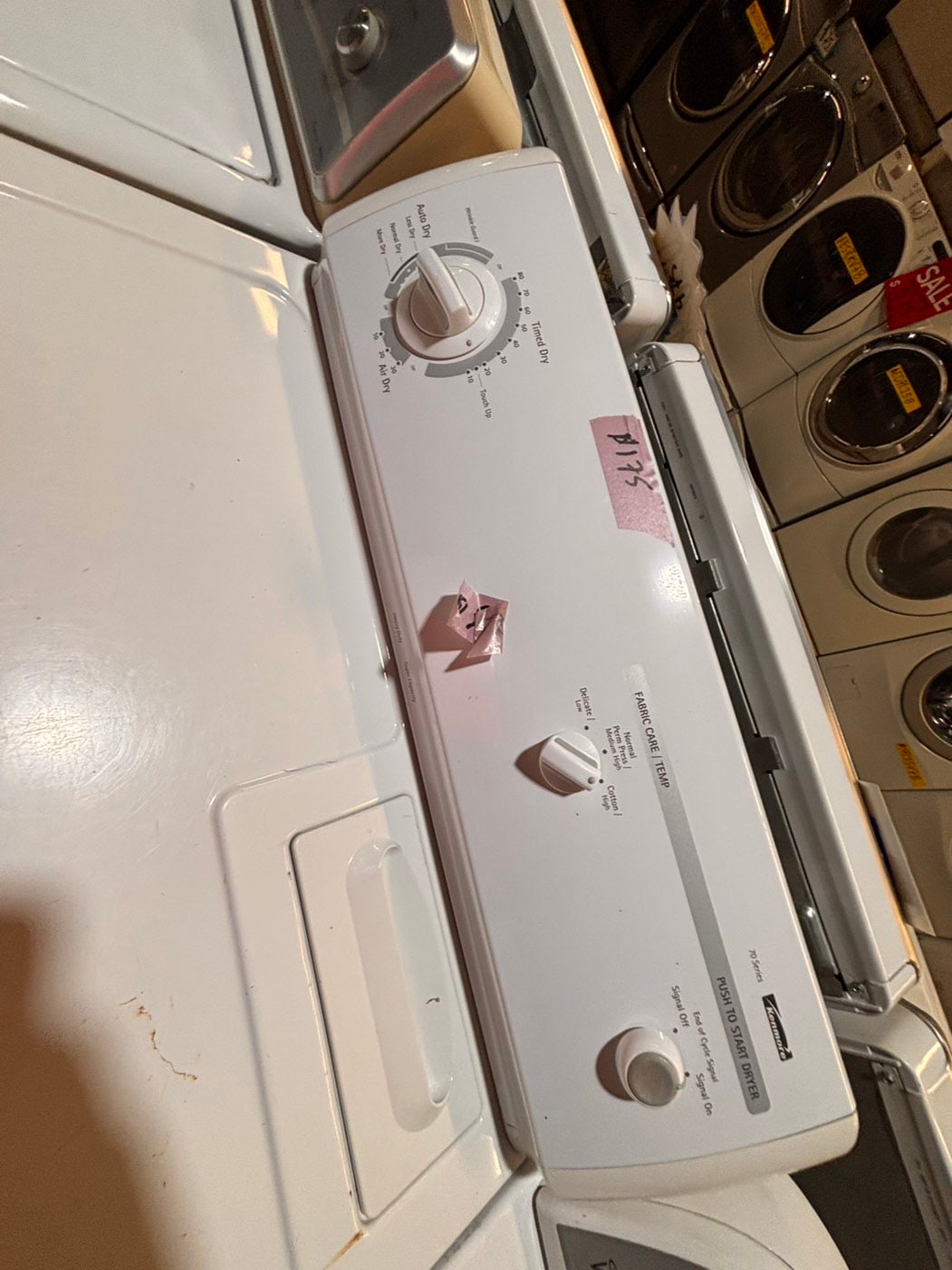 >*Sale🔥kenmore side x side large capacity electric 220v dryer  in white 27” Refurbished #KKED81B