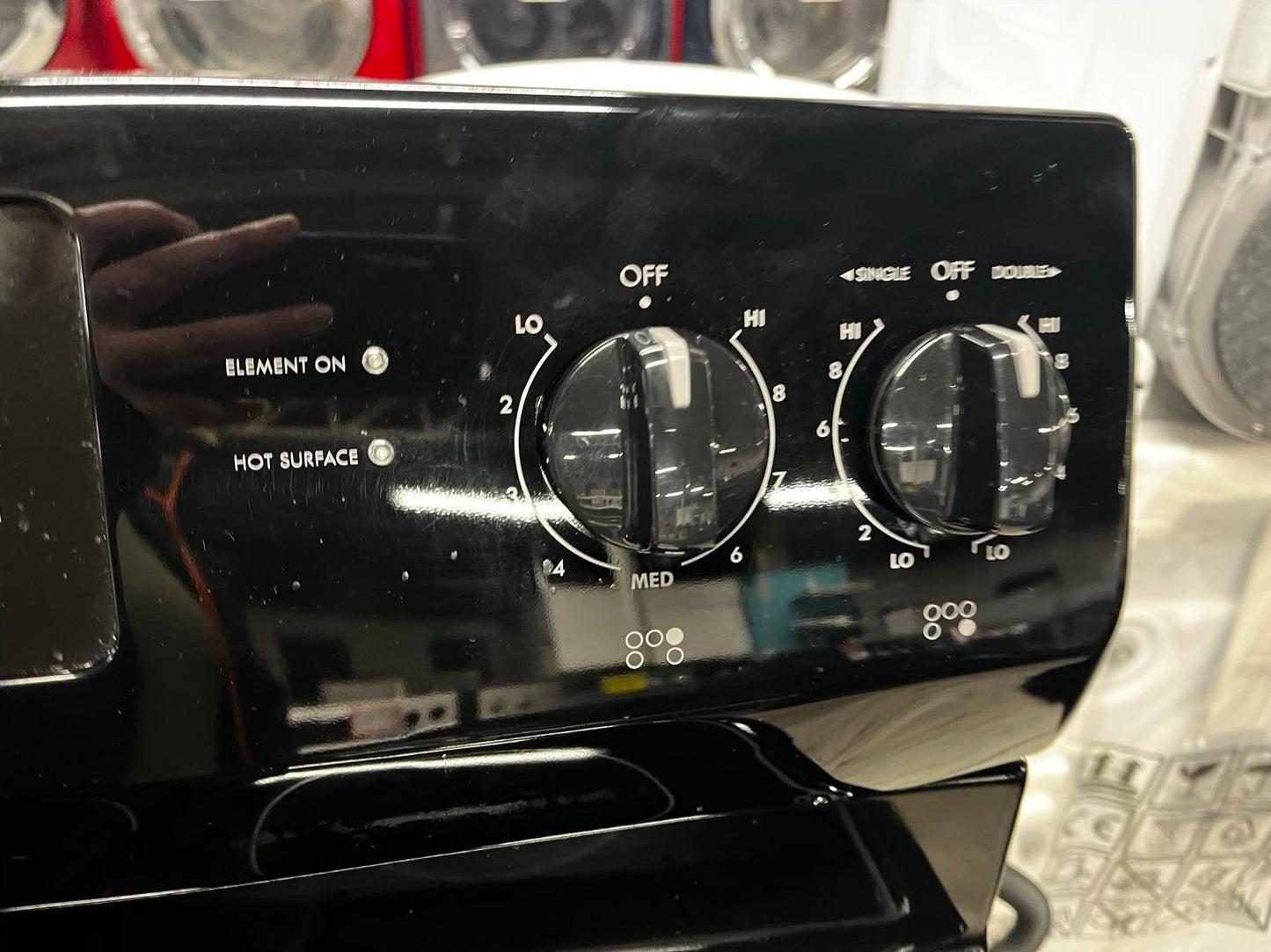 🎁Holiday Sale 🎄 Kenmore electric 220v glass top range 5 burner Refurbished convection bake Broil self clean black 30" #ER79AB3B