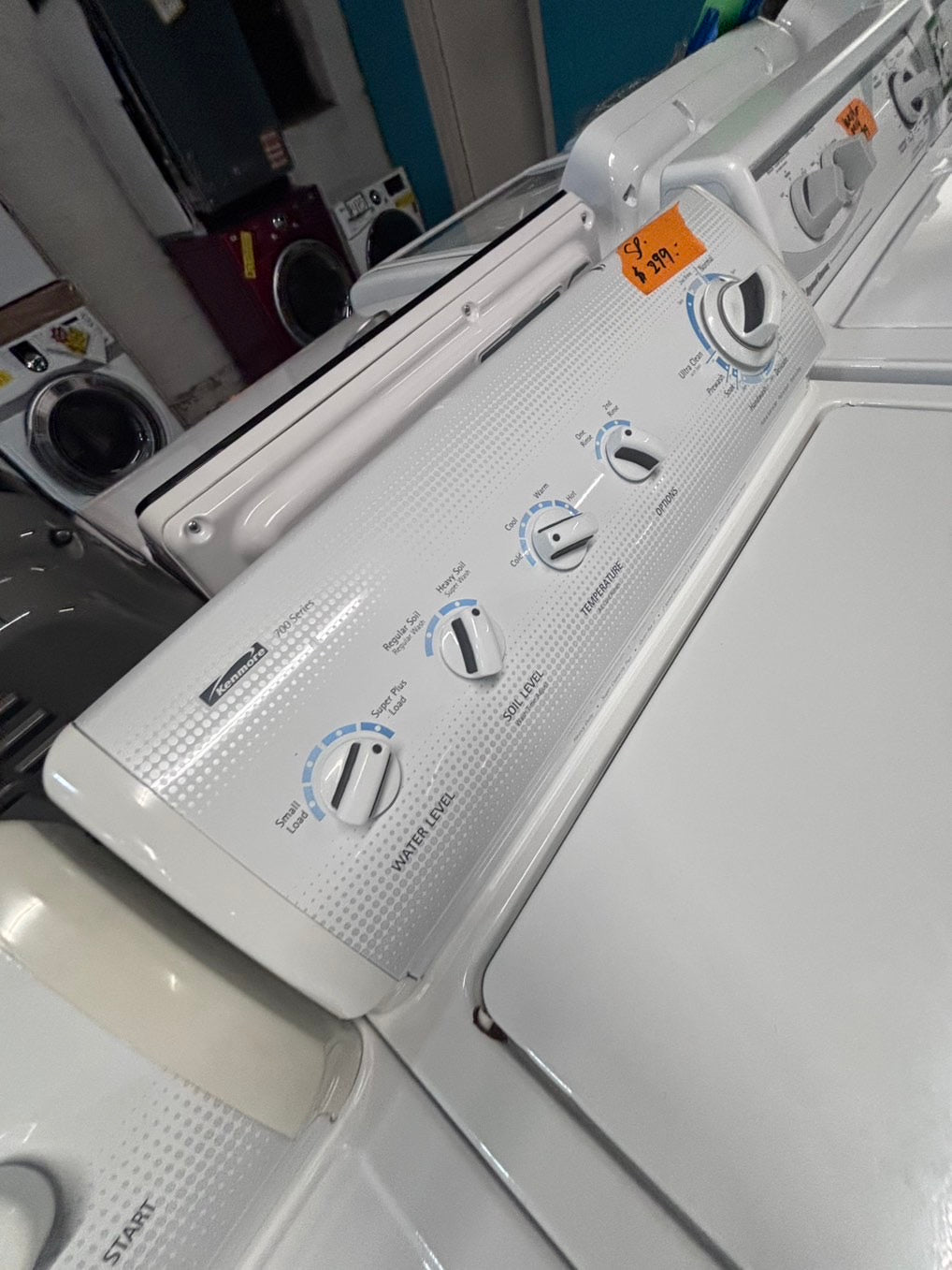 }sale 🔥🔥KENKORE  top load washer with agitator & electric dryer 220v  set   top load side by side working 💯  with warranty top load side by side #SKS61YB