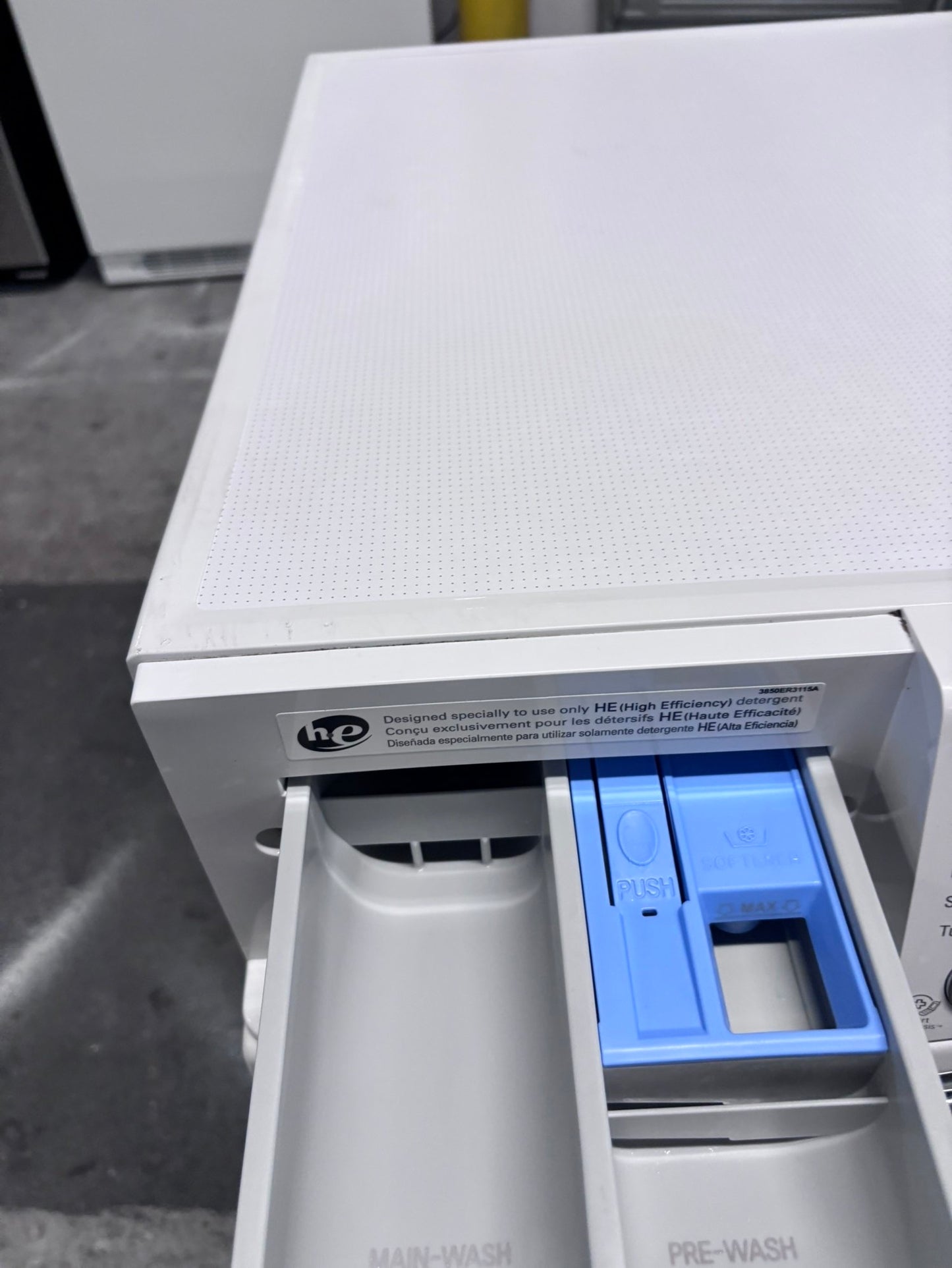 >*sale🔥🎈LG HE washer 4.5cu.ft white color stainless steel drum large capacity used-refurbished #WFTT17B