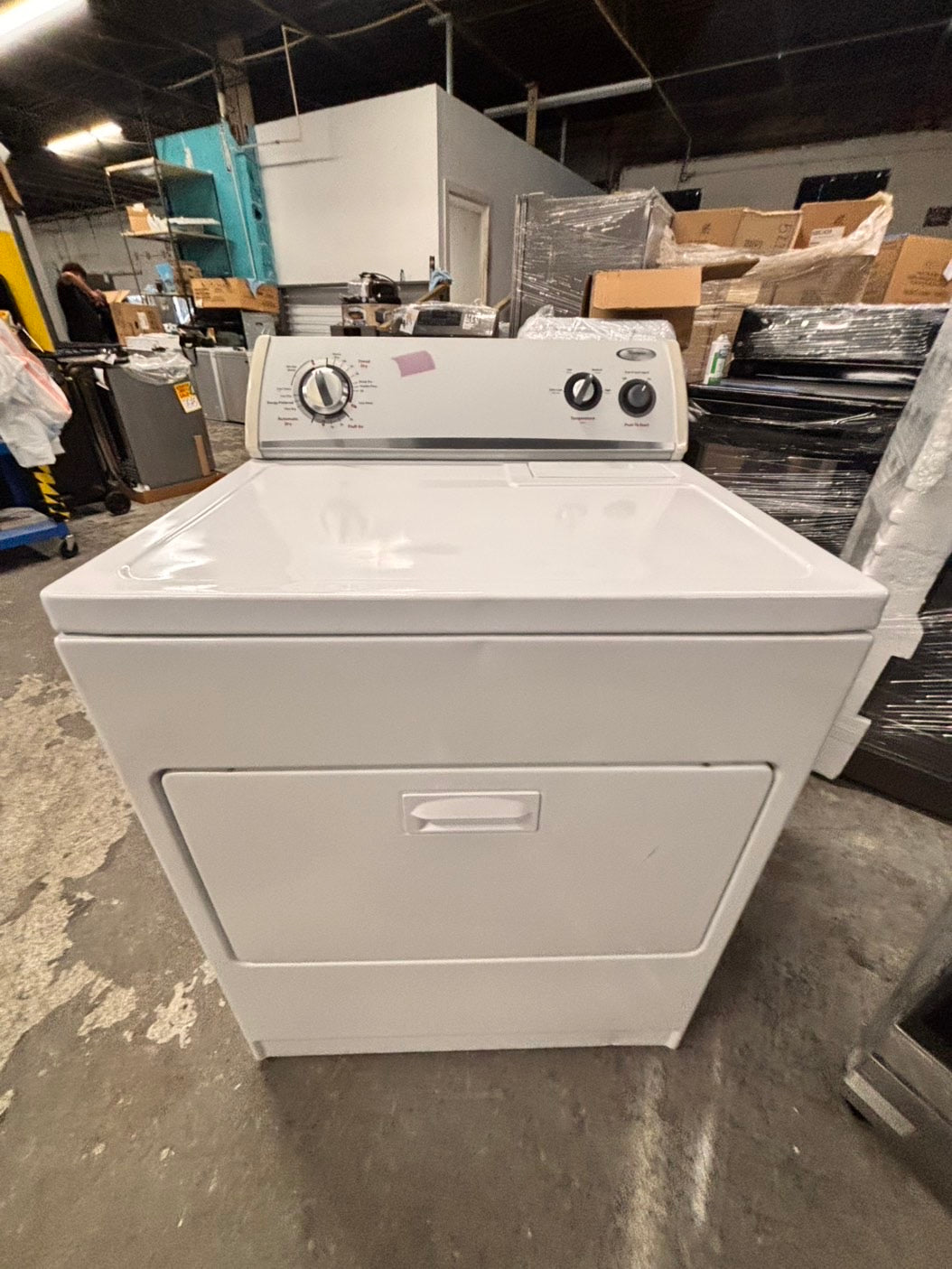 >great condition whirlpool 29” large capacity electric dryer 220v side by side used-refurbished #WDY65PB