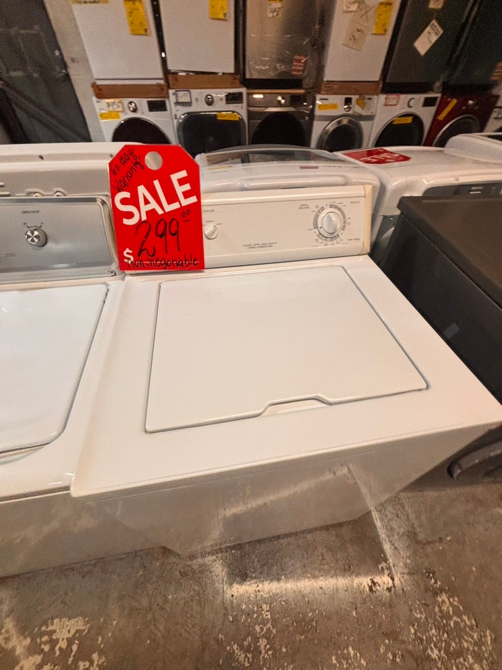>*sale🎈frigidaire heavy duty Top load washing machine w agitator 27" in good condition,used-Refurbished #TWZ226B