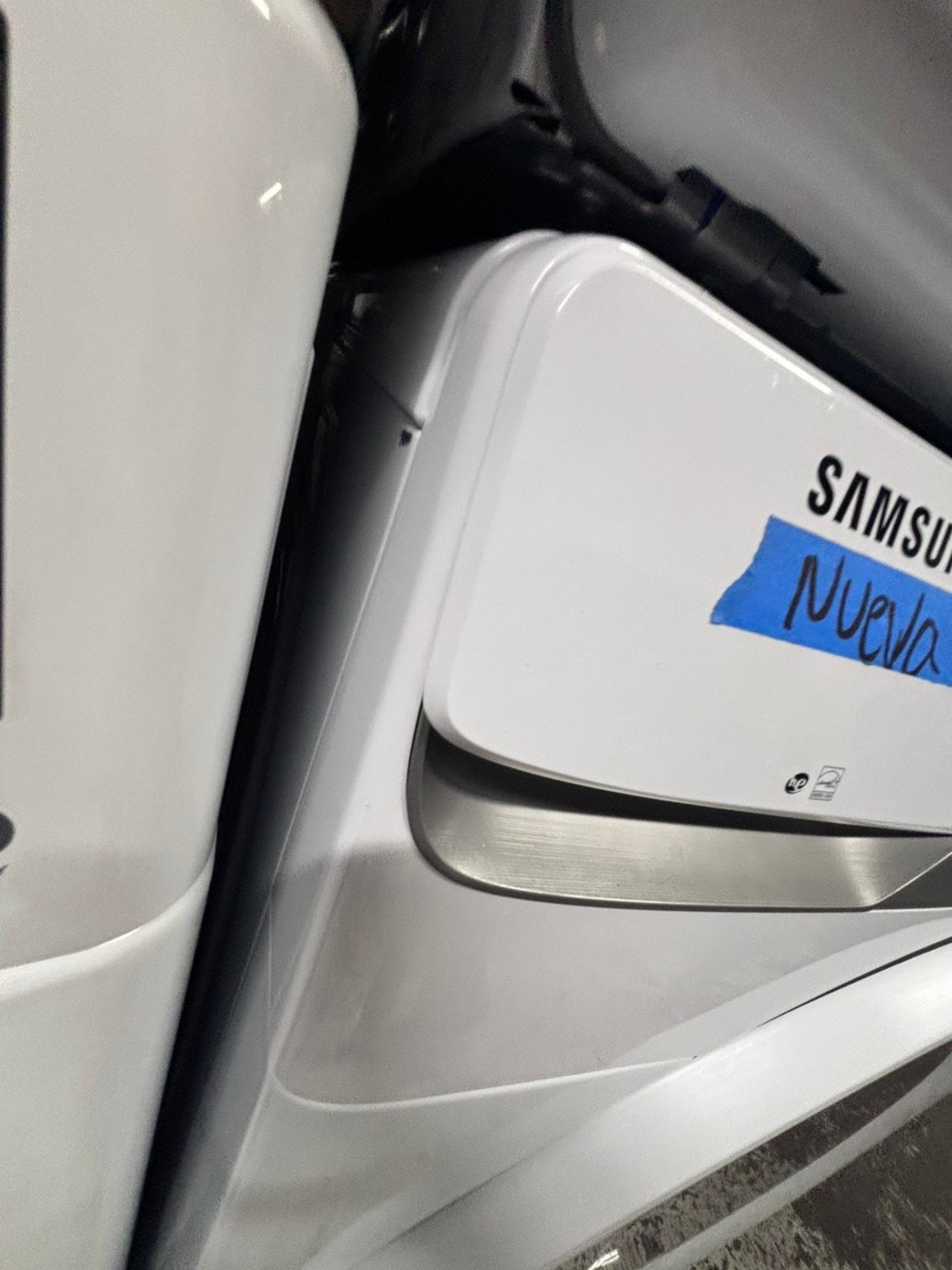 >>Open Box 📦 Scratch & Dent Samsung white front load washer & dryer electric set side by side or stackable #NSSWD13B