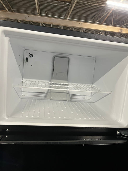 Whirlpool 33” Top freezer fridge  black refurbished #RFWH213B