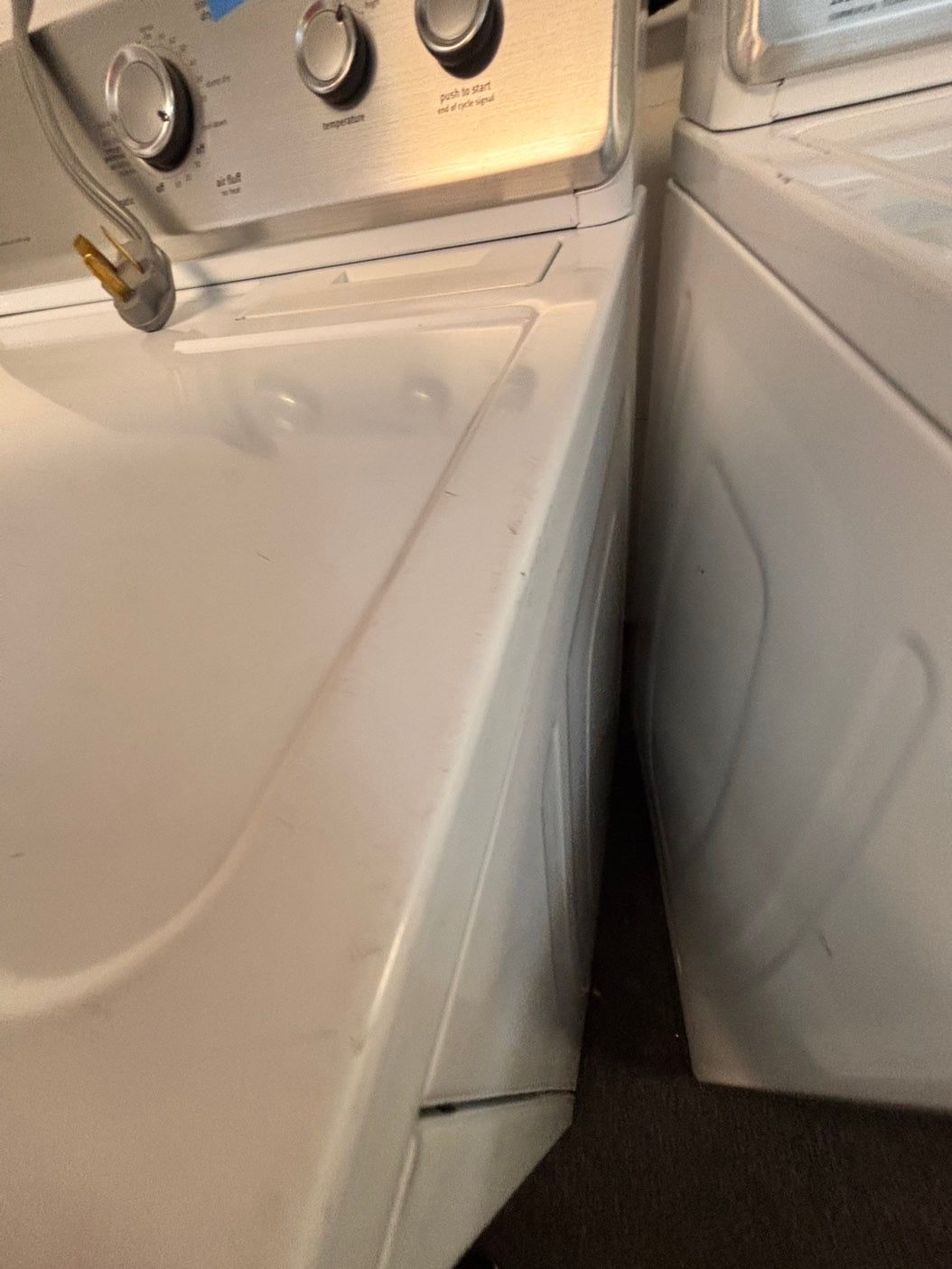 >maytag top load dryer side by side electric 220v large capacity & top load washing machine stainless steel drum with agitator used-Refurbished
#ASD5BLSET