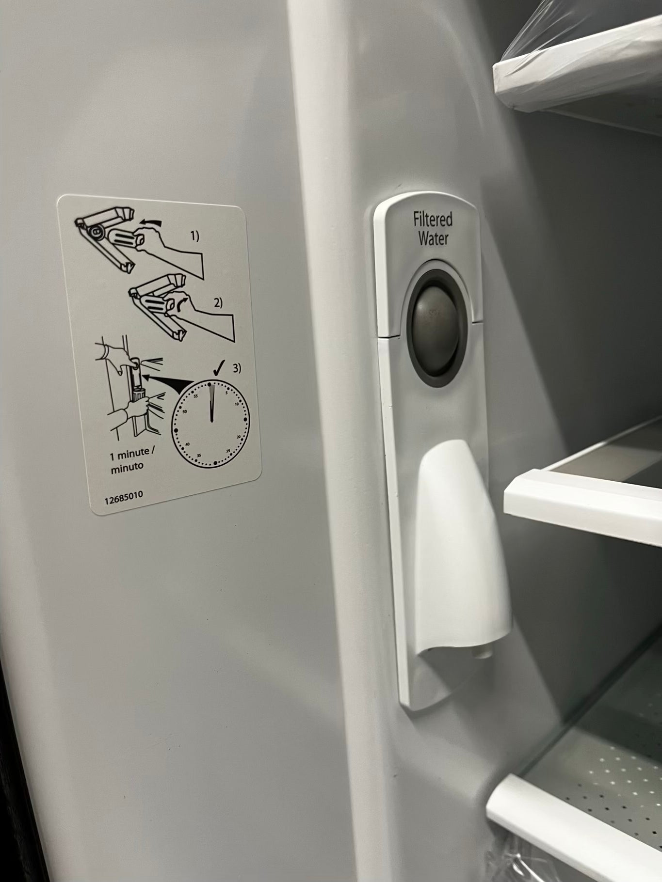 ~ ⚡️ Black Friday 🎉 Open Box 📦 scratch & Dent 36 in. 20 cu. ft. Counter Depth French Door Bottom Mount Refrigerator in Black with Elevated Deli Drawer Stock number #RF10934AB