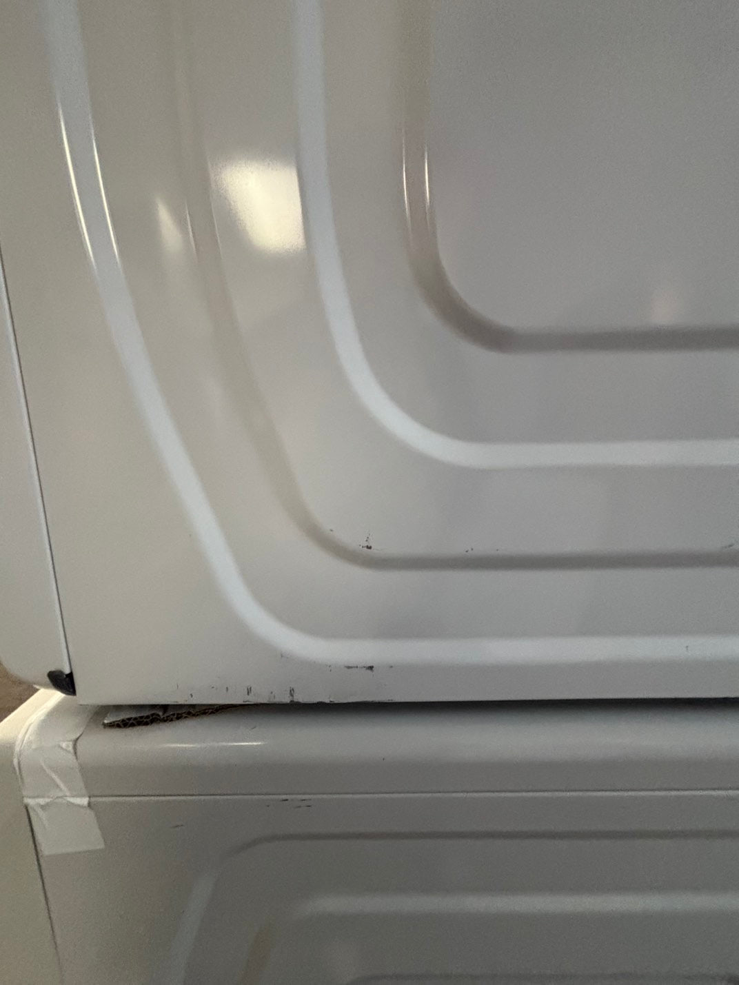 >Open Box 📦 Scratch & Dent mix match Samsung 5.0cu. ft. High-Efficiency Front Load Washer  with Self-Clean+ & Samsung 7.5 cu. ft. Vented Smart Stackable Electric 220v Dryer In White w/ Steam 27" in #WM315TBSET